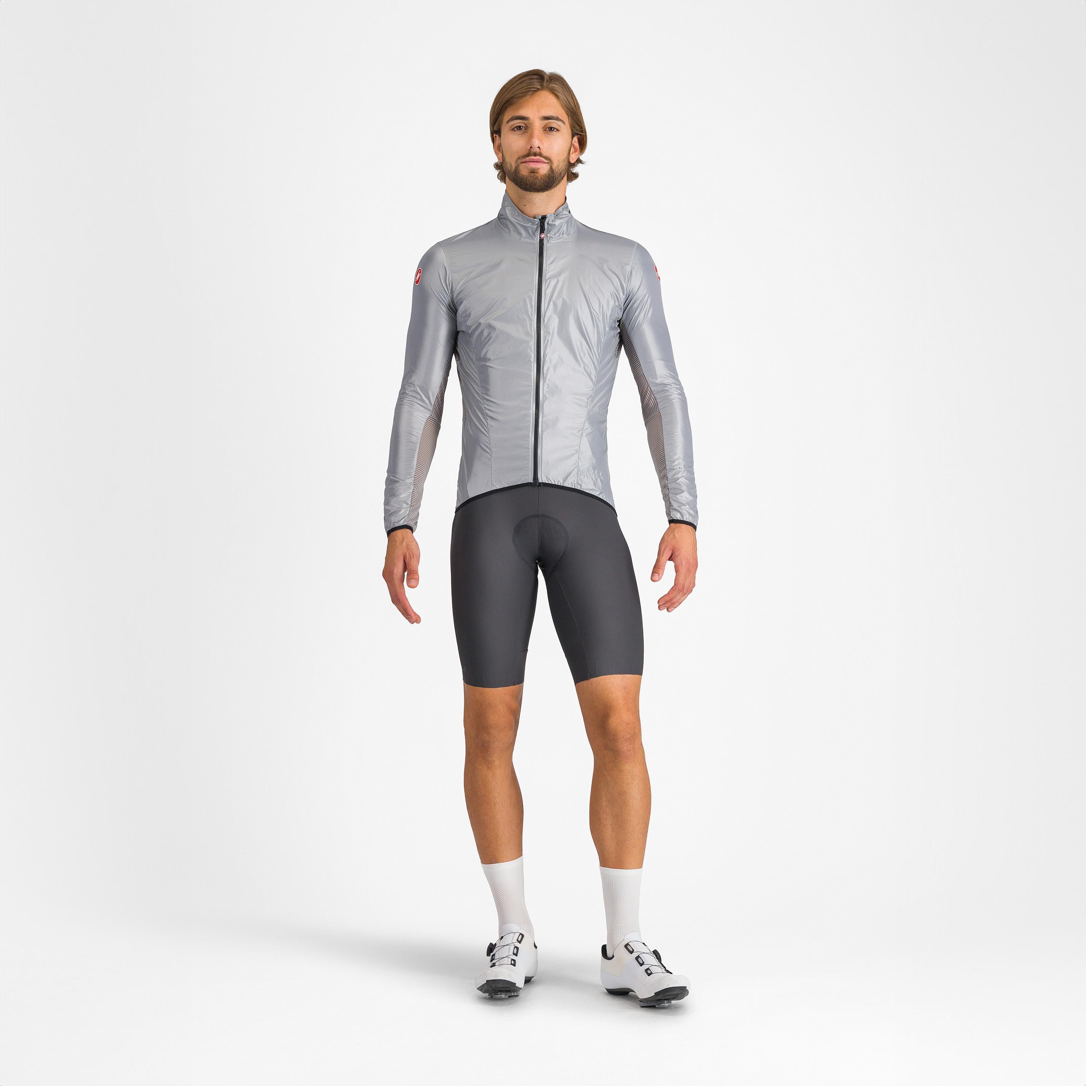 Aria shell jacket - silver gray - castelli