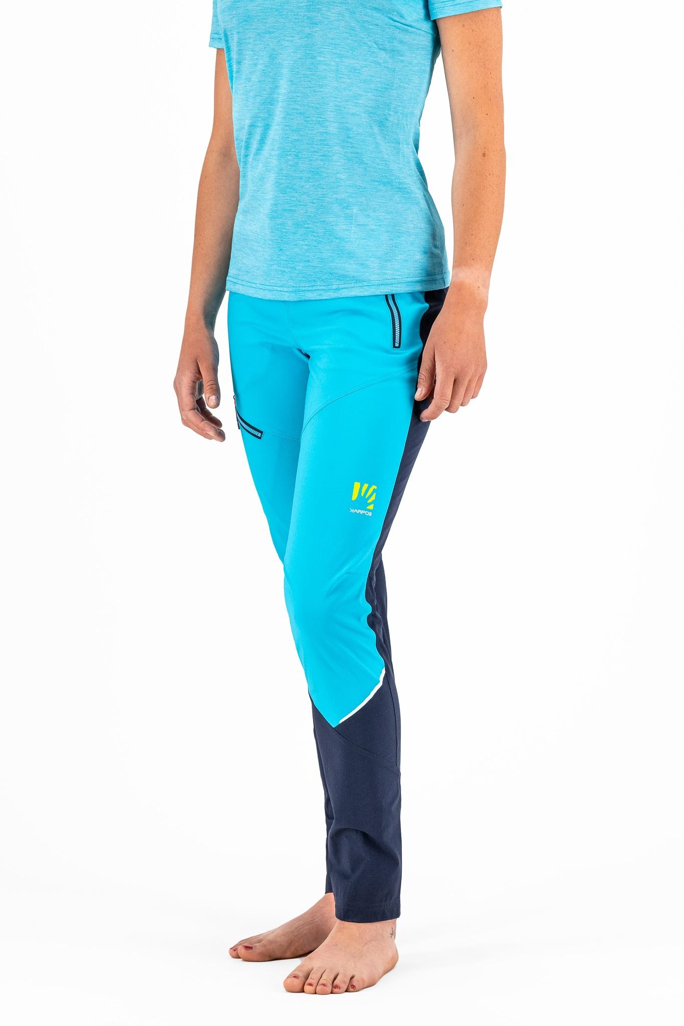 Rock evo w pant - blue atoll/sky captain - karpos