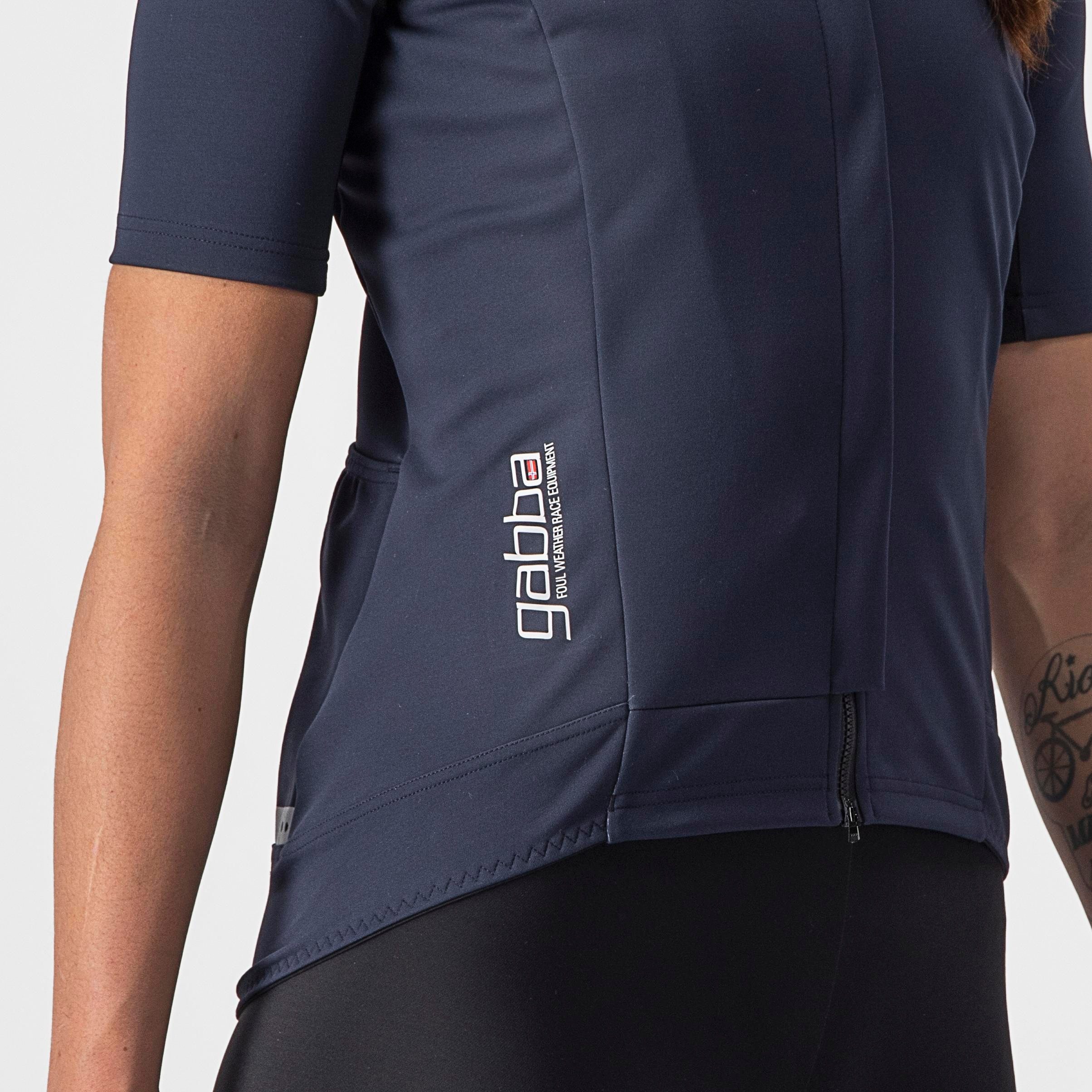 Gabba ros 2 w - savile blue/silver reflex - castelli