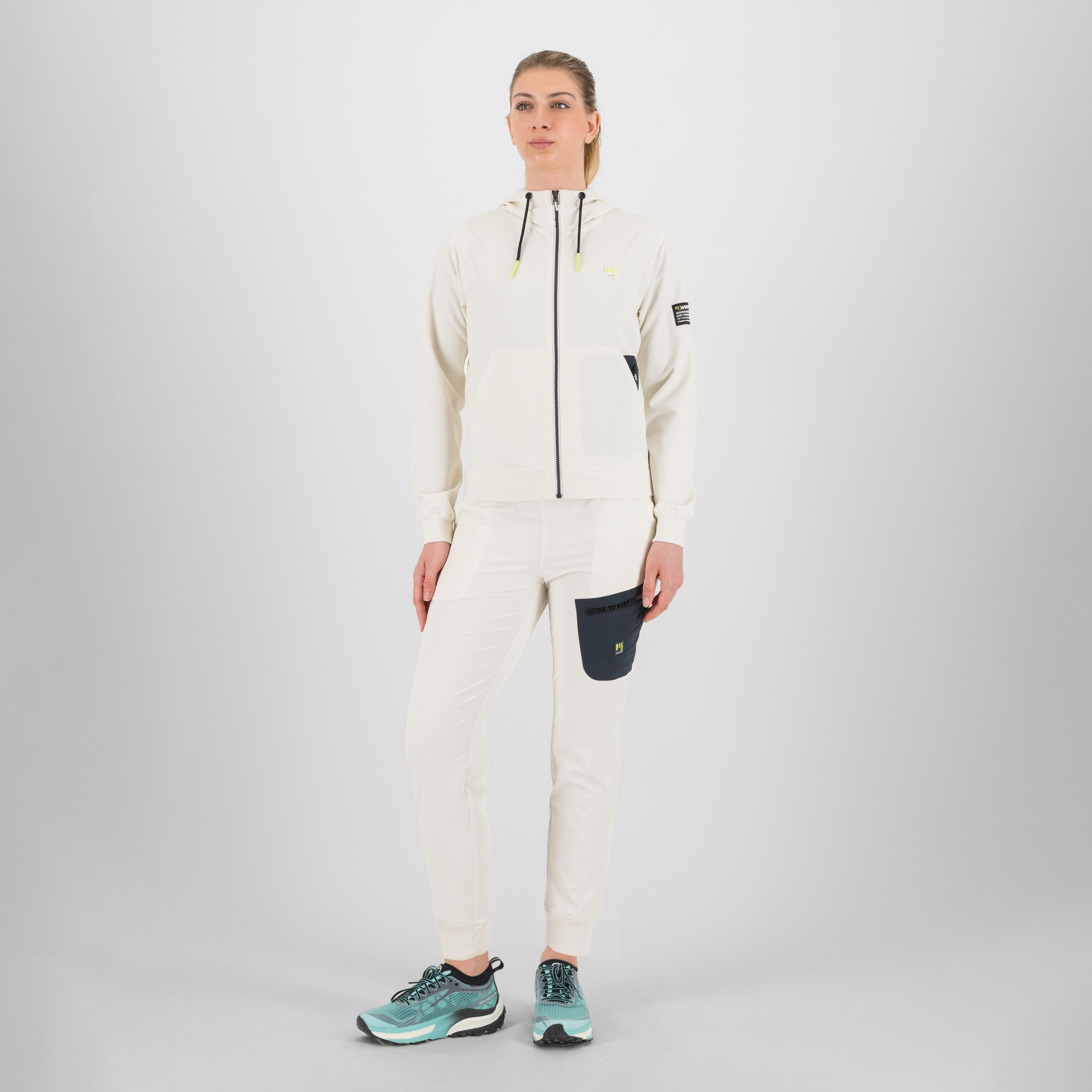 Easylife w hoodie full-zip fleece - pristine - karpos