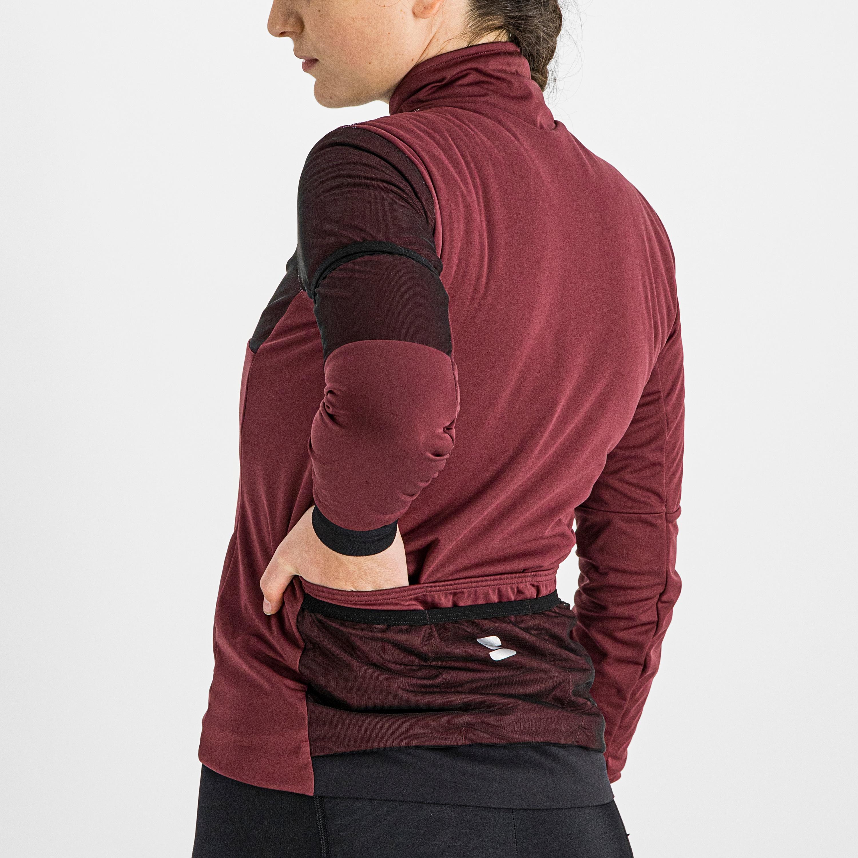 Supergiara w jacket - red wine - sportful