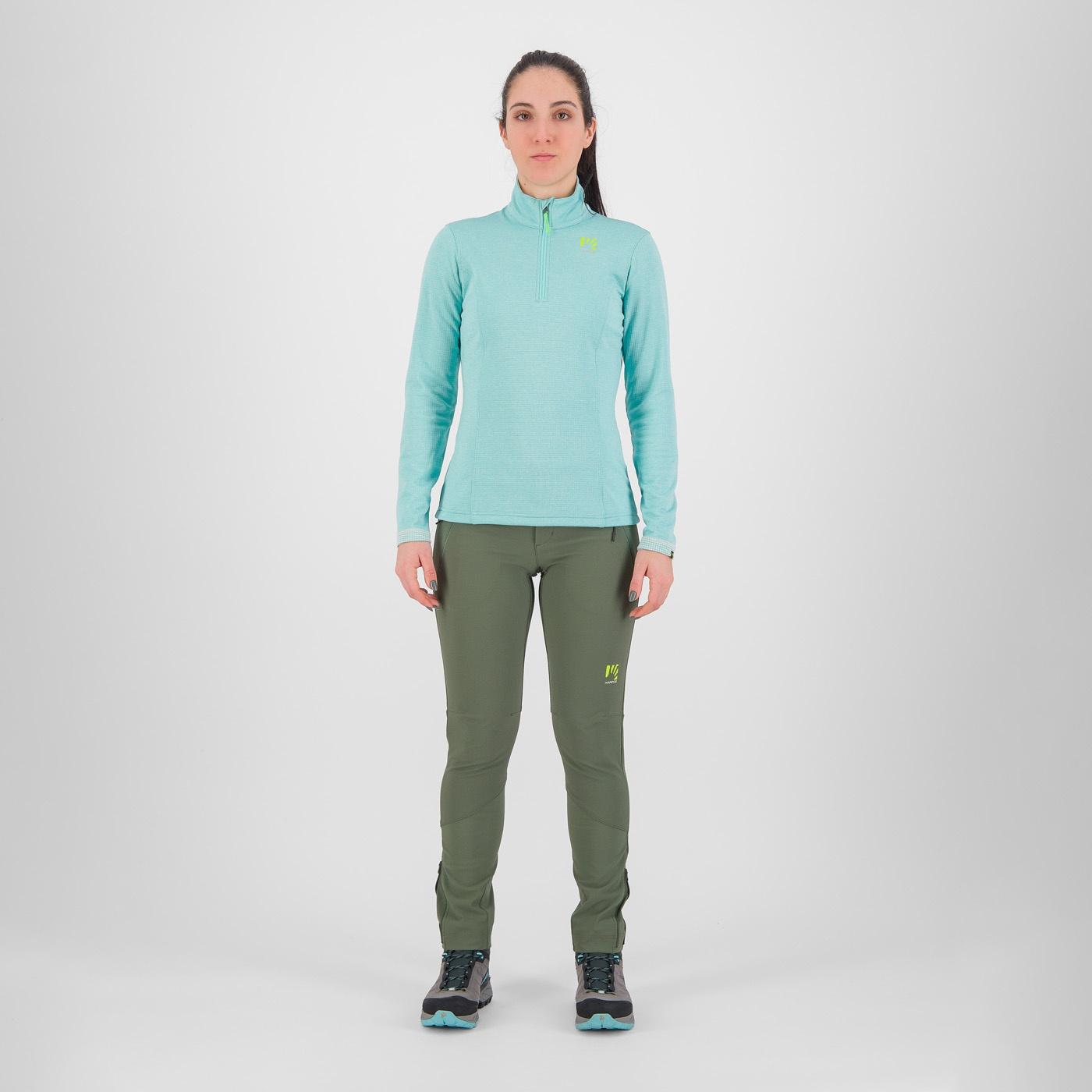 Pizzocco w half zip - aqua sky - karpos