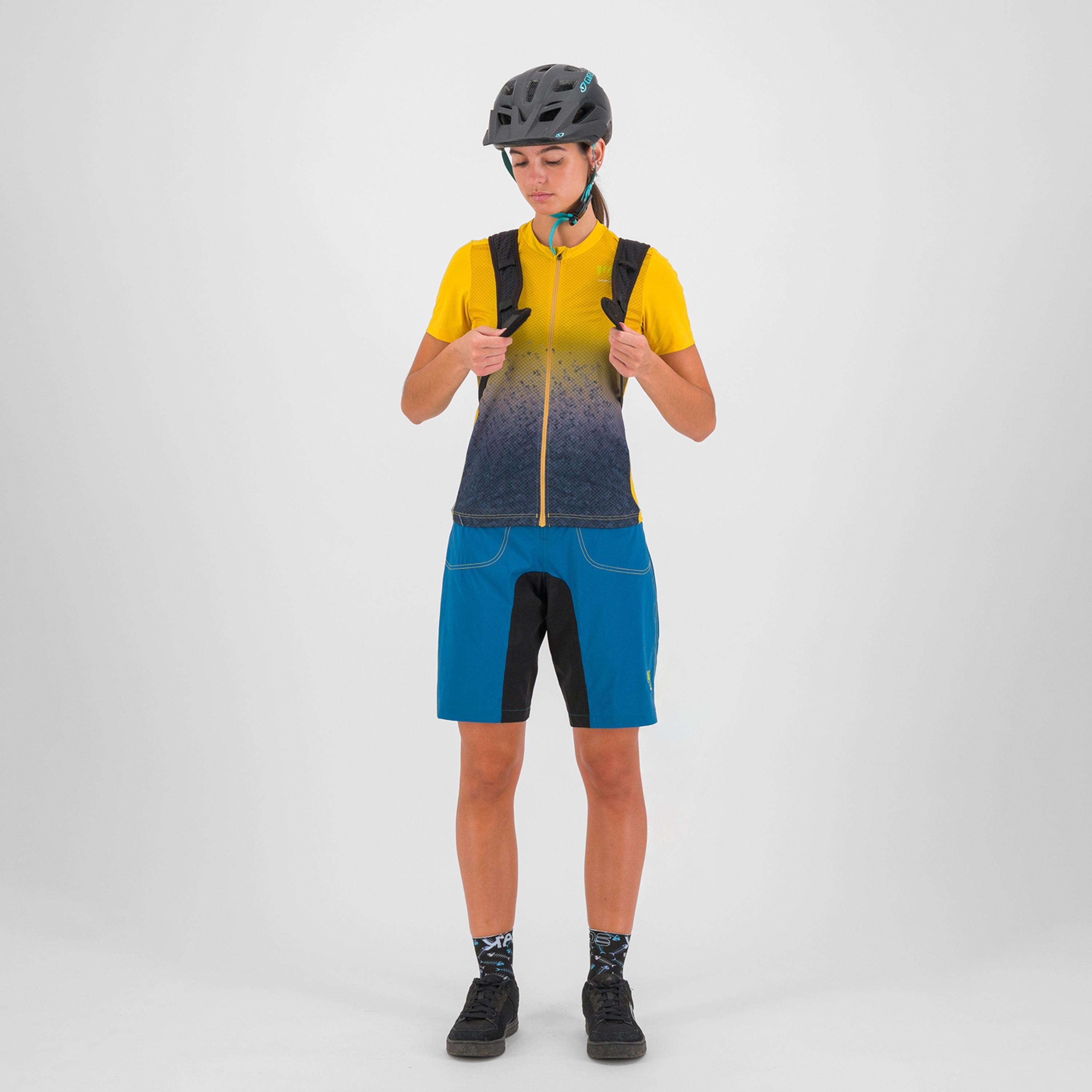 Verve evo w jersey - lemon curry/ombre blue - karpos