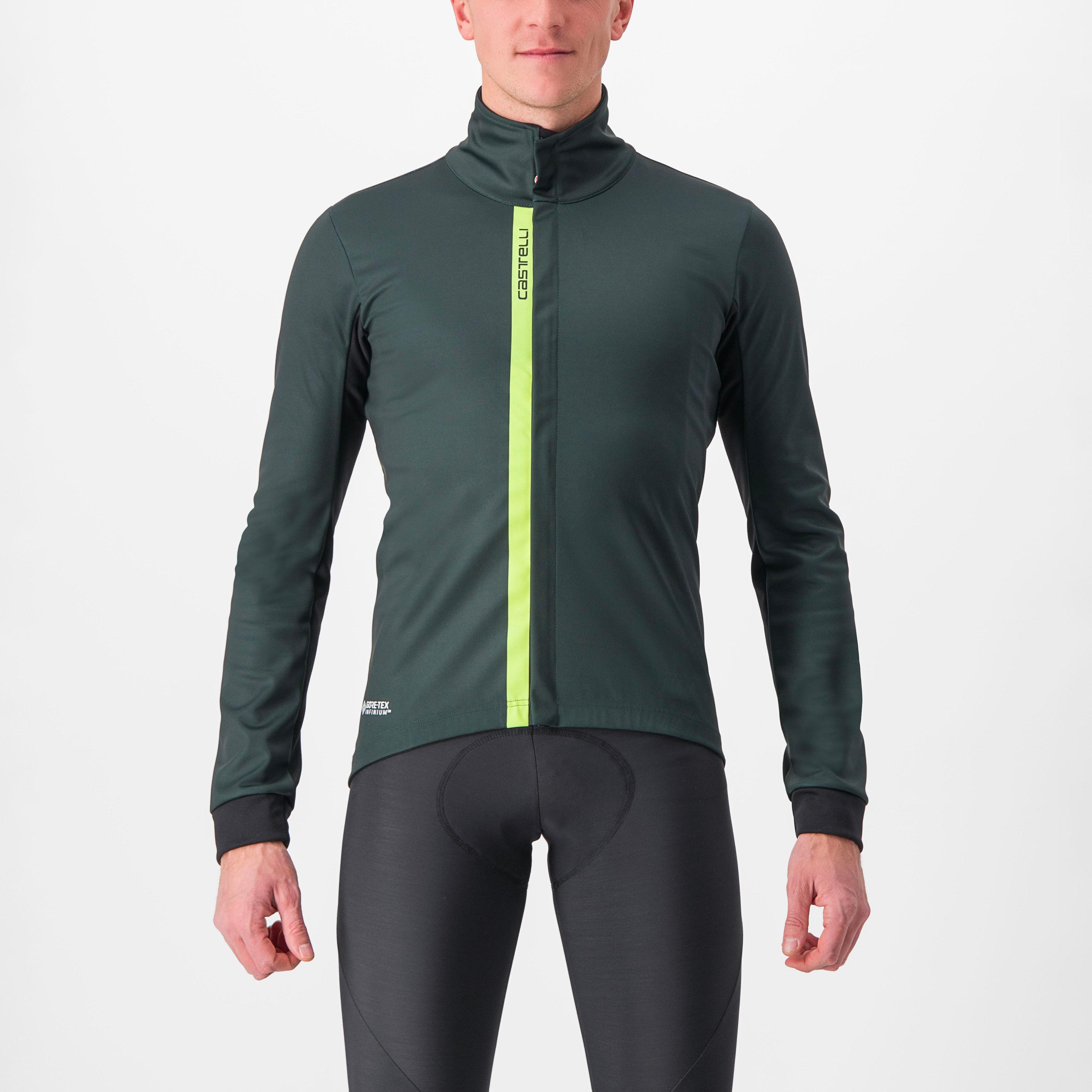 Entrata jacket - rover green/yellow fluo-light - castelli