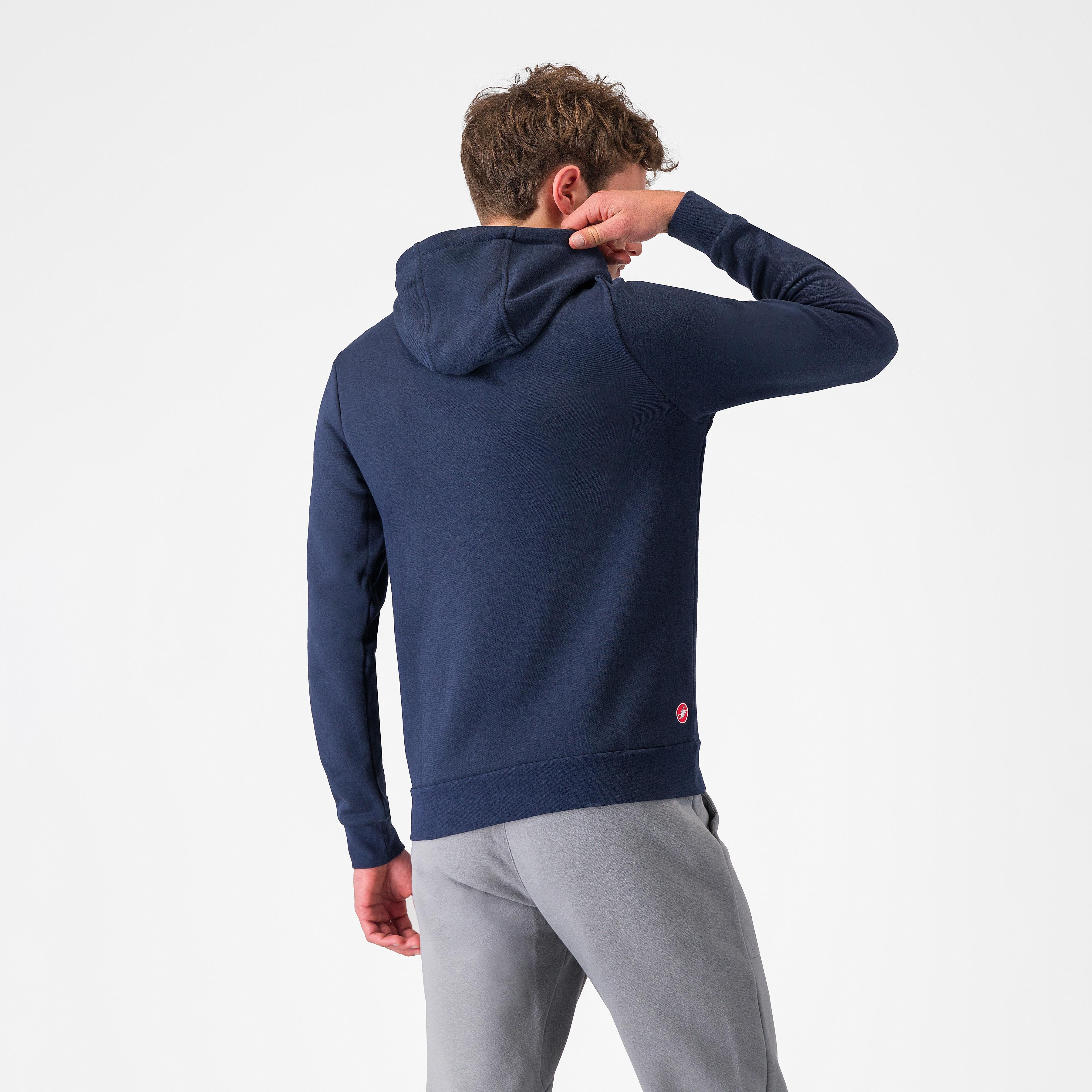Classico hoodie - belgian blue - castelli
