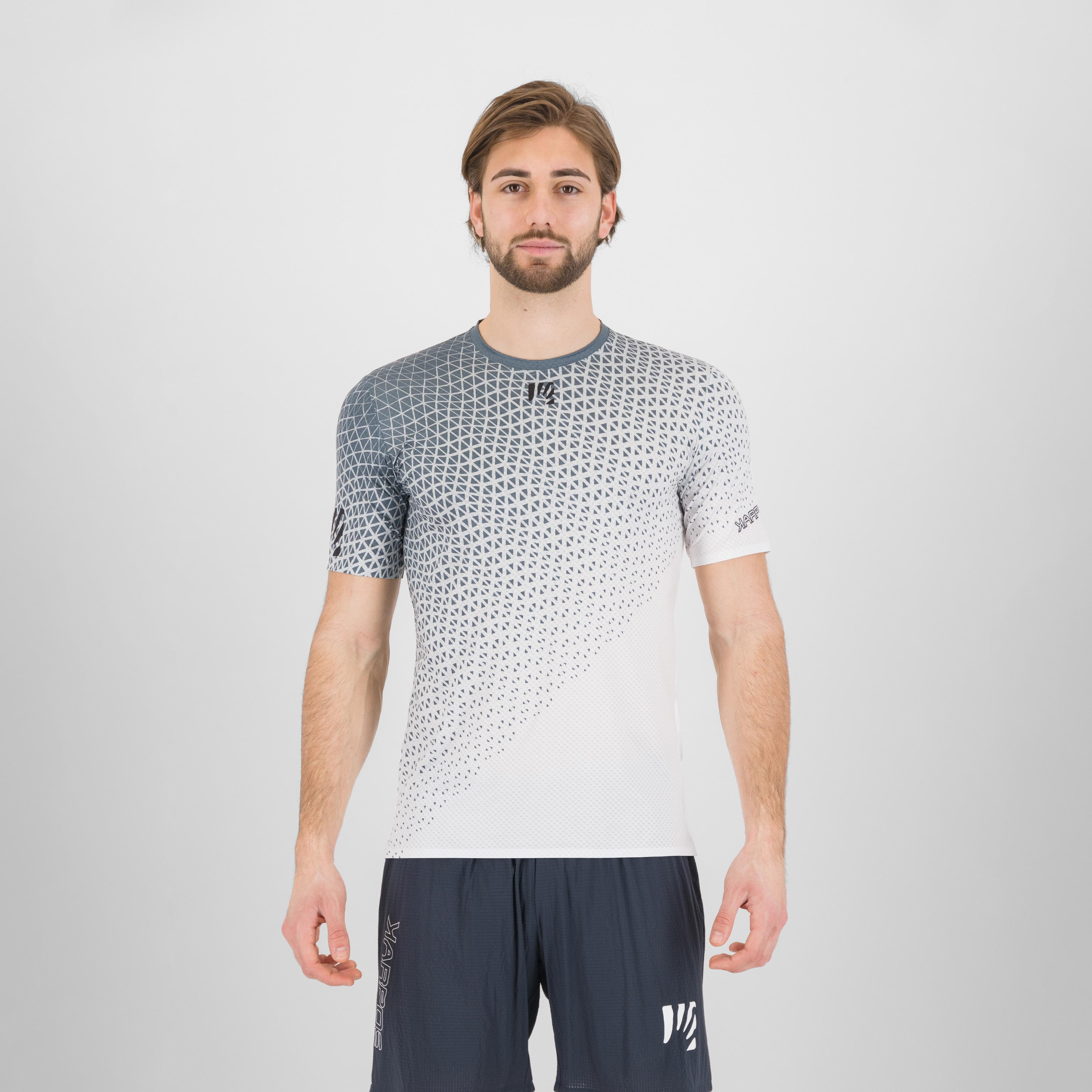 Lavaredo ultra jersey - bright white/woodl.gray/vulcan - karpos