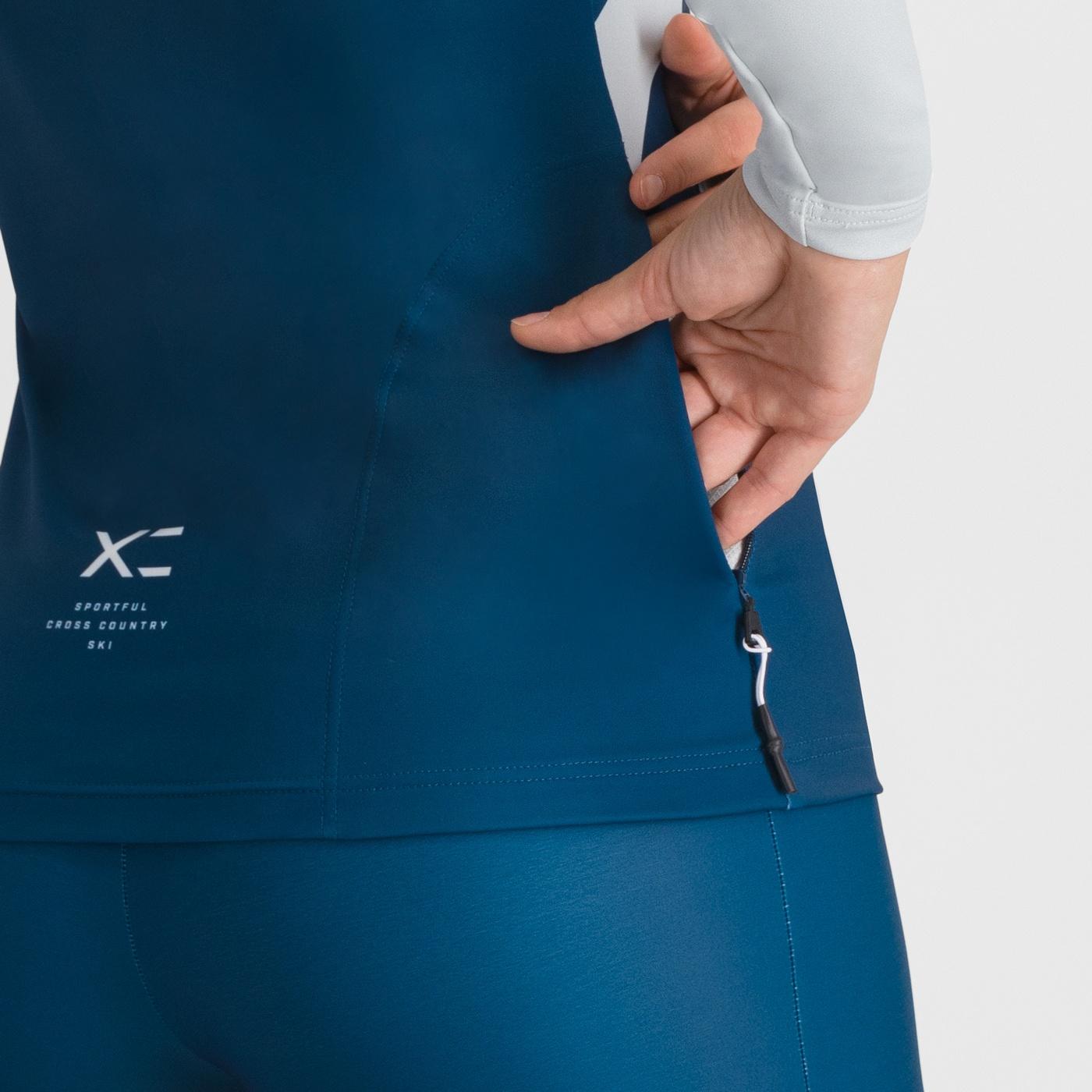 Squadra w jersey - teal blue/ice - sportful