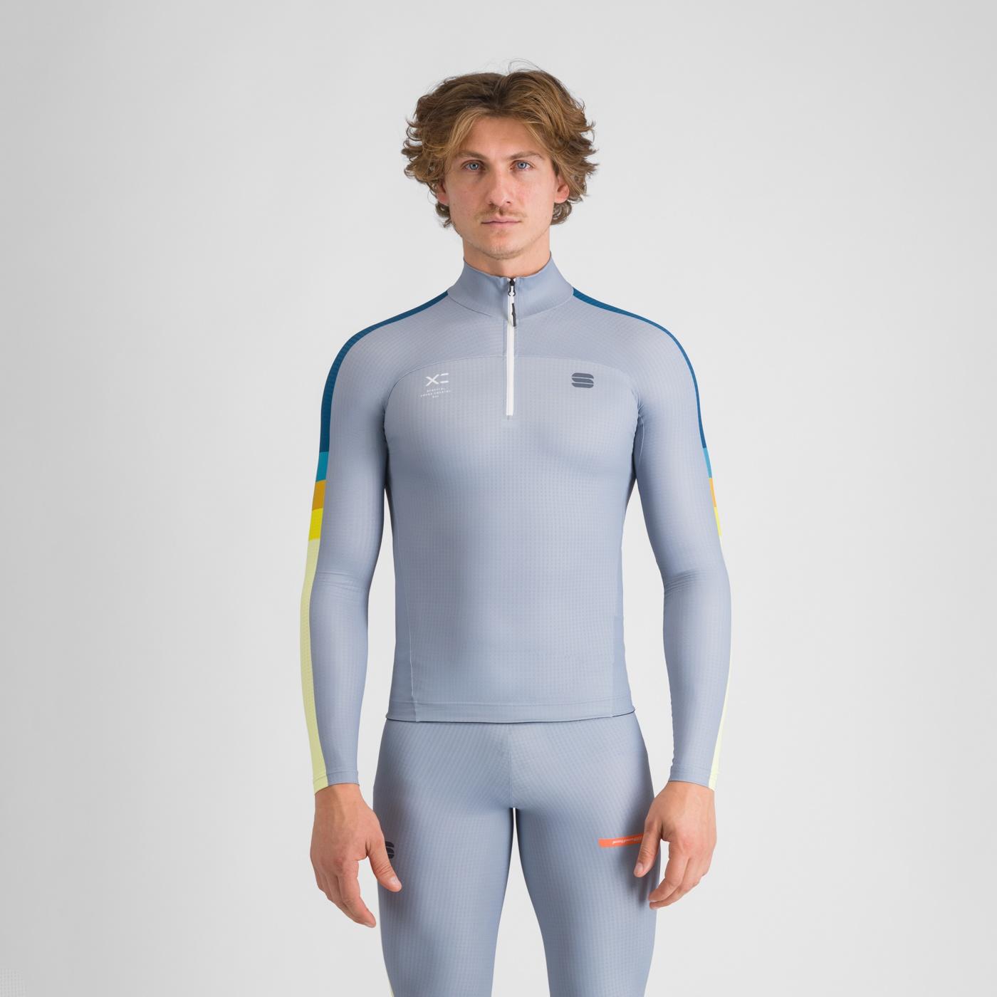 Apex jersey - cement/green/yellow - sportful