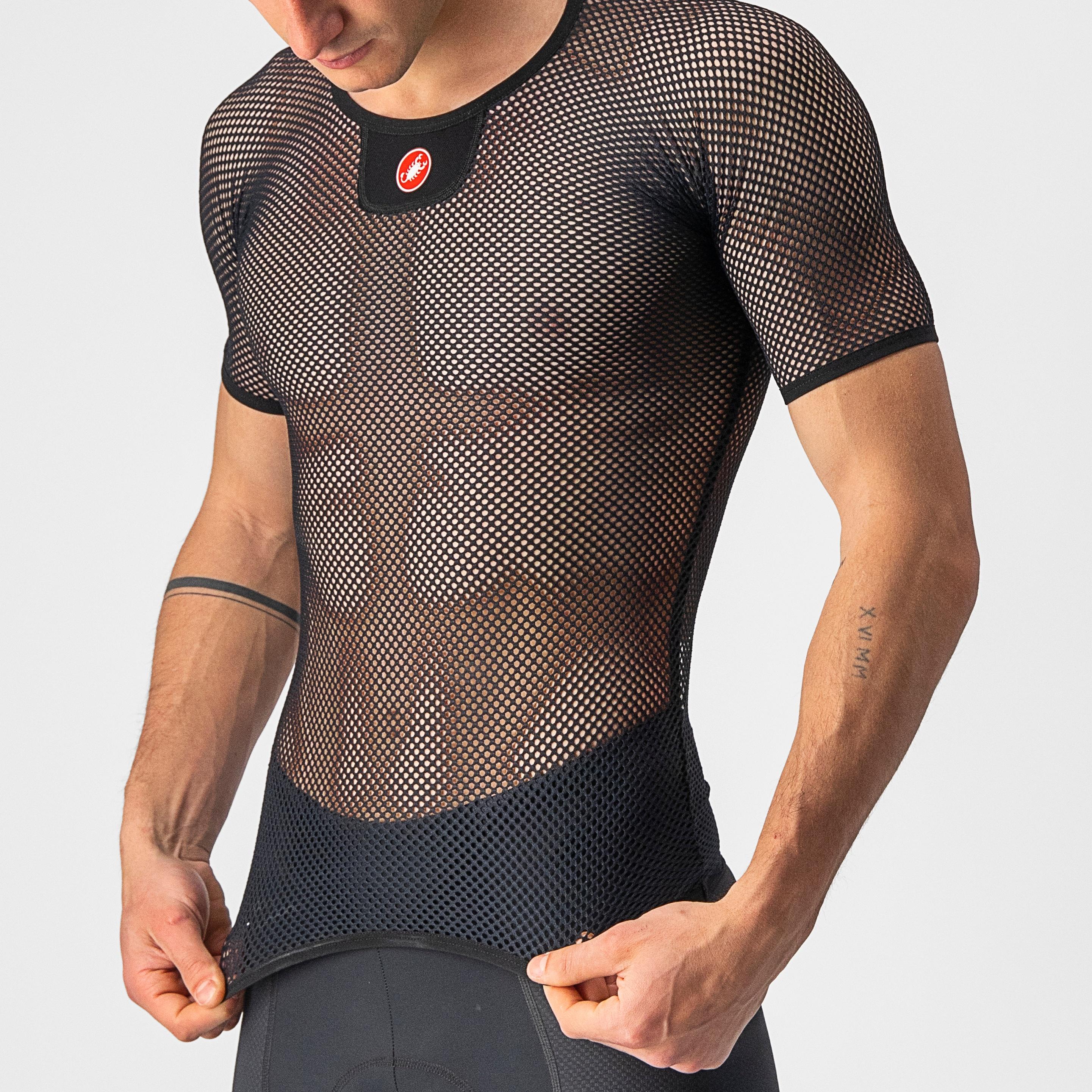 Core mesh 3 ss - black - castelli