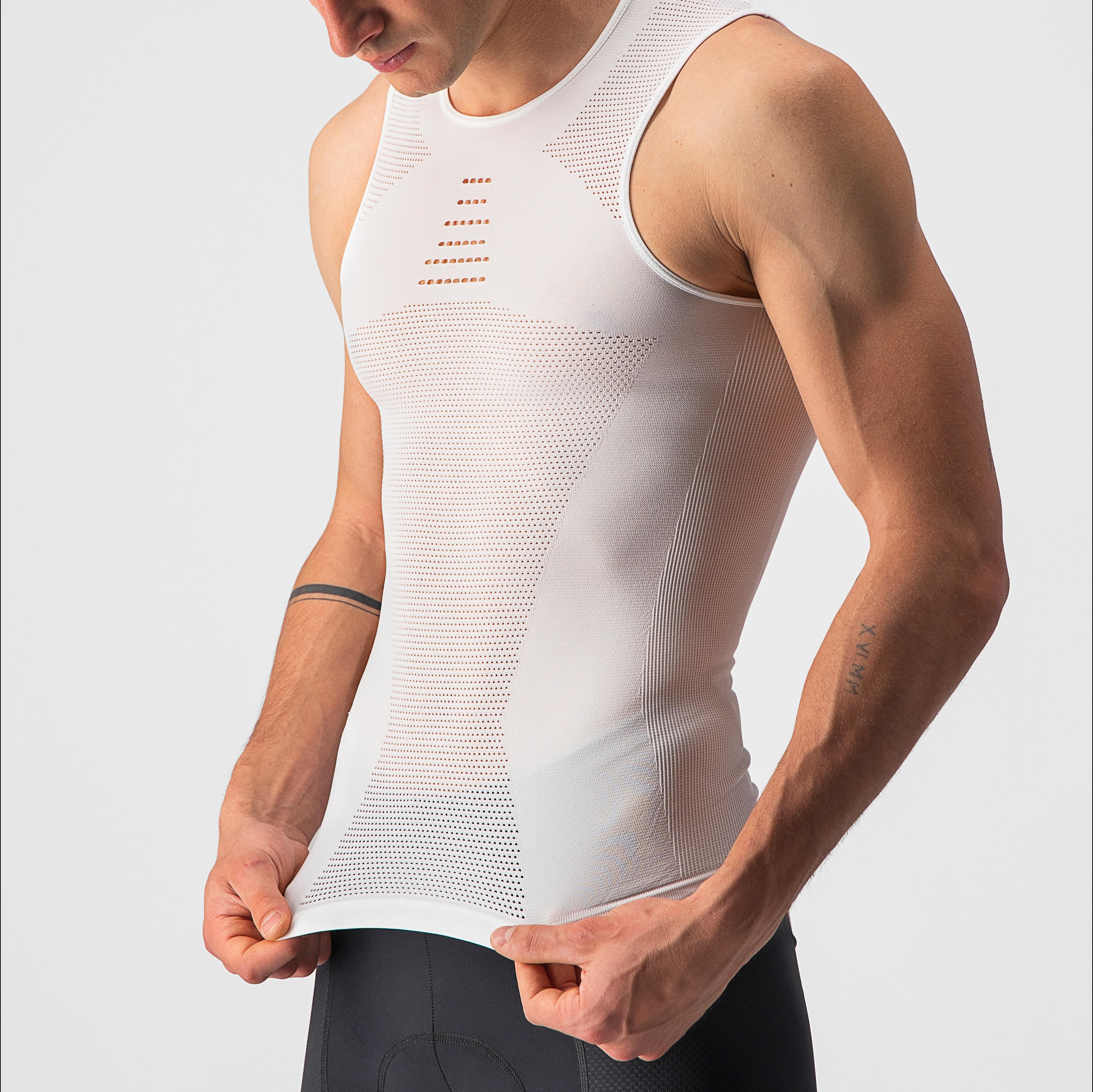 Core seamless base layer - white - castelli