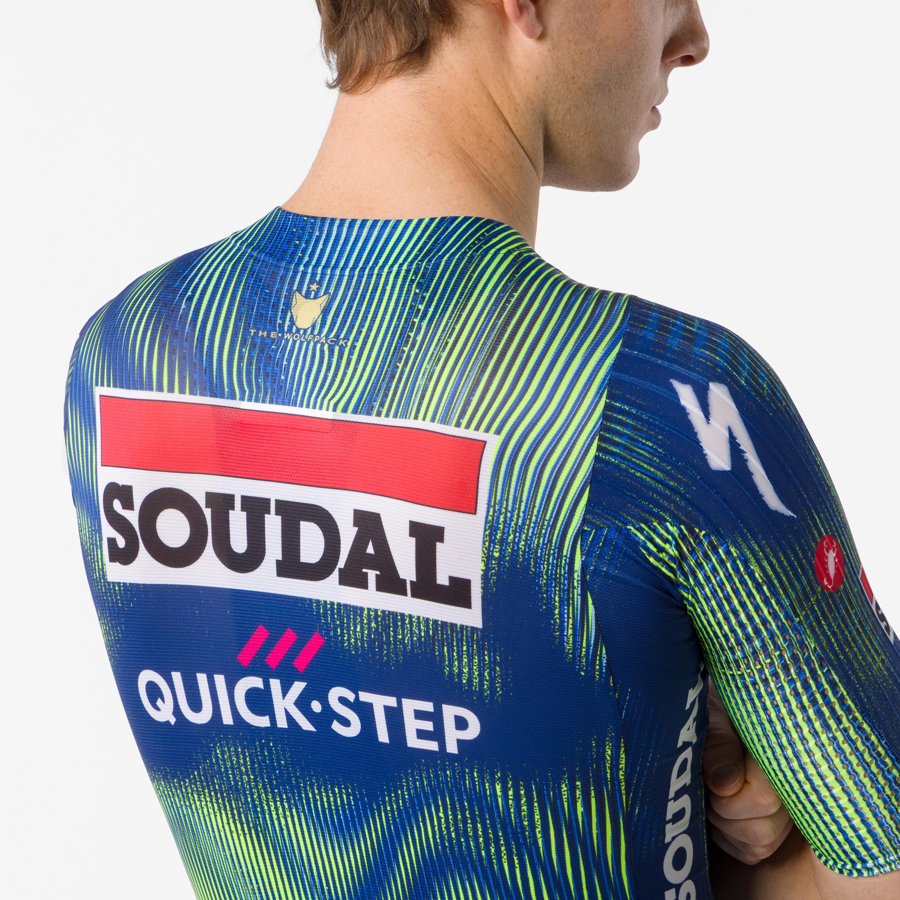 Aero race 8s jersey - blue/electric lime - castelli
