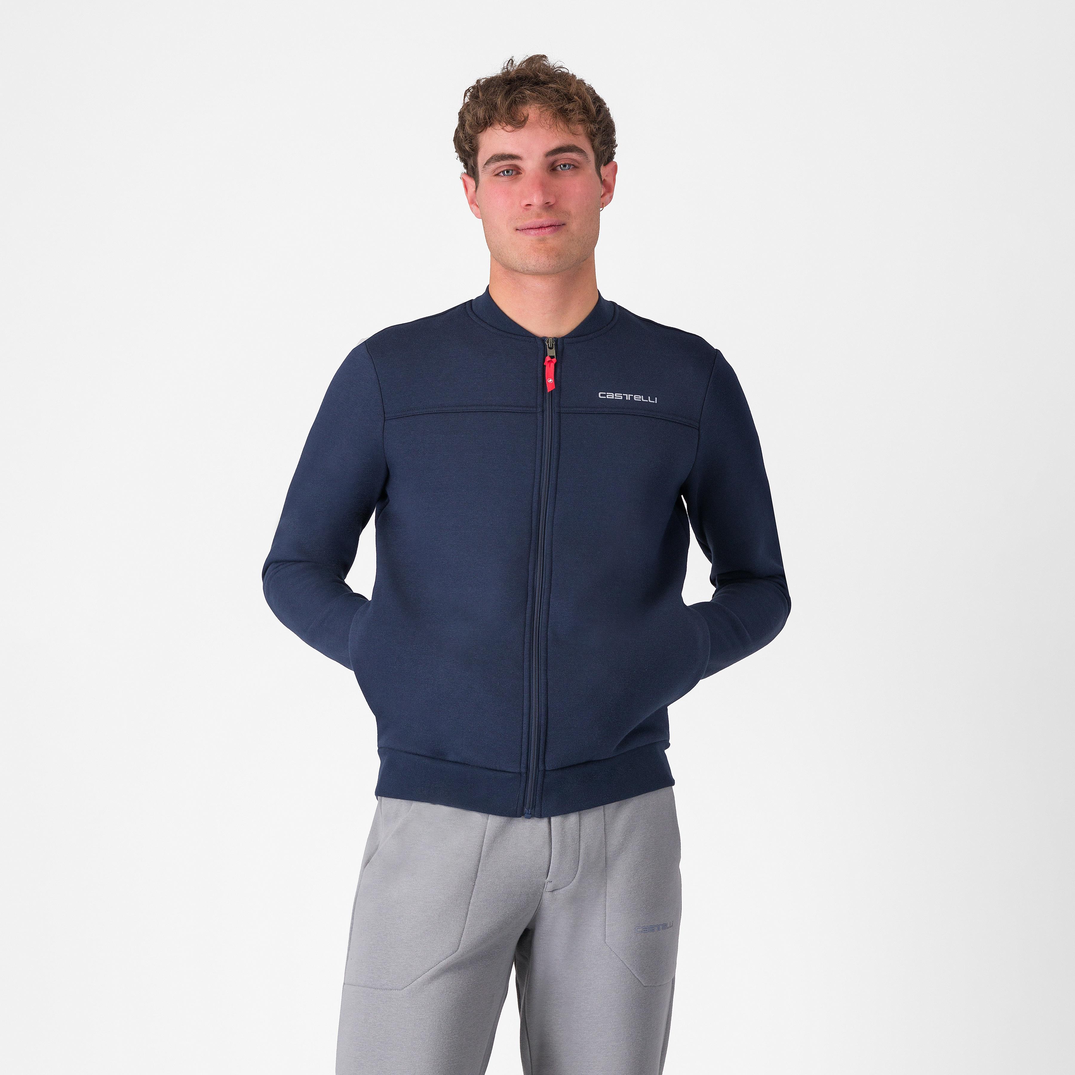 Classico track jacket - belgian blue - castelli