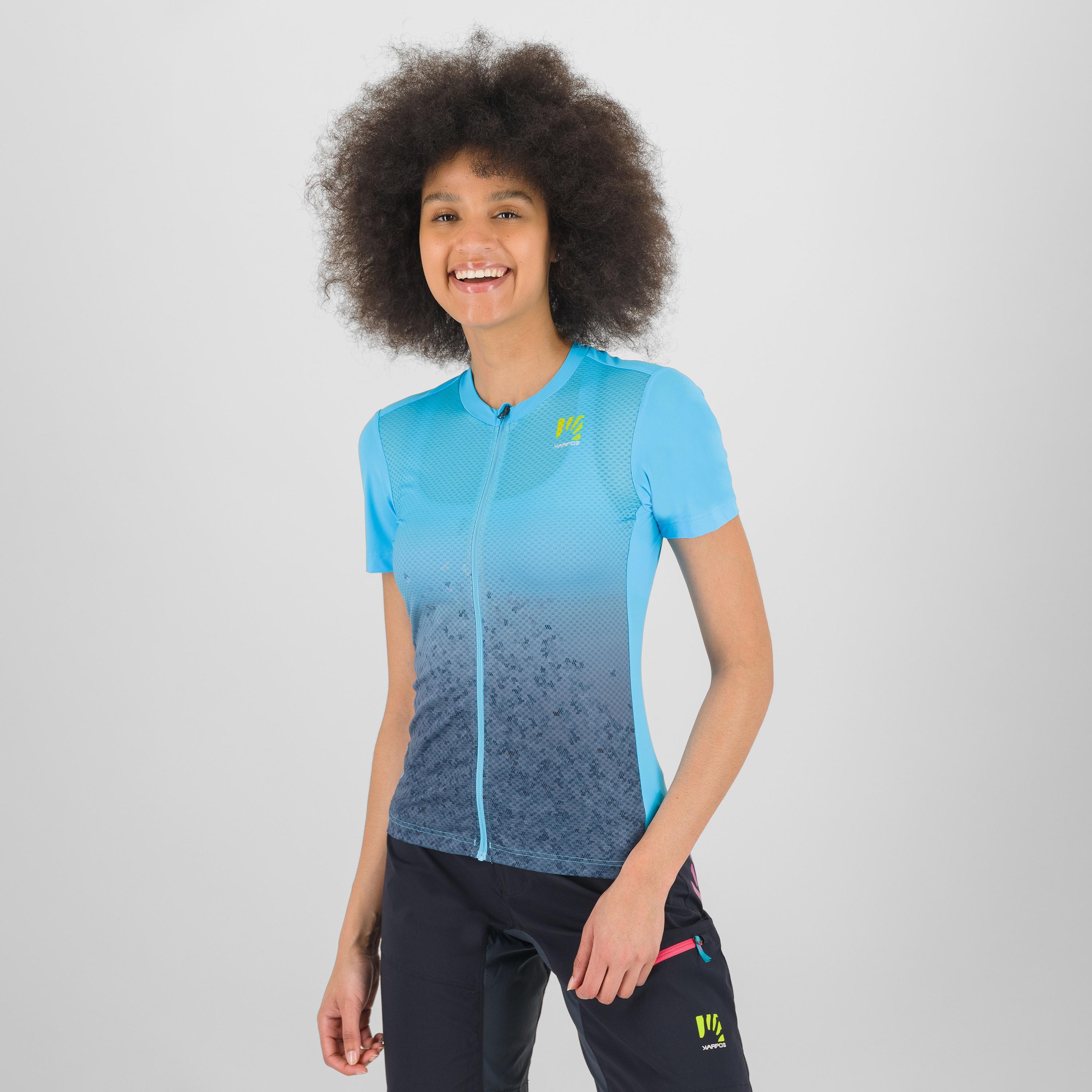 Verve evo w jersey - blue atoll/sky captain - karpos