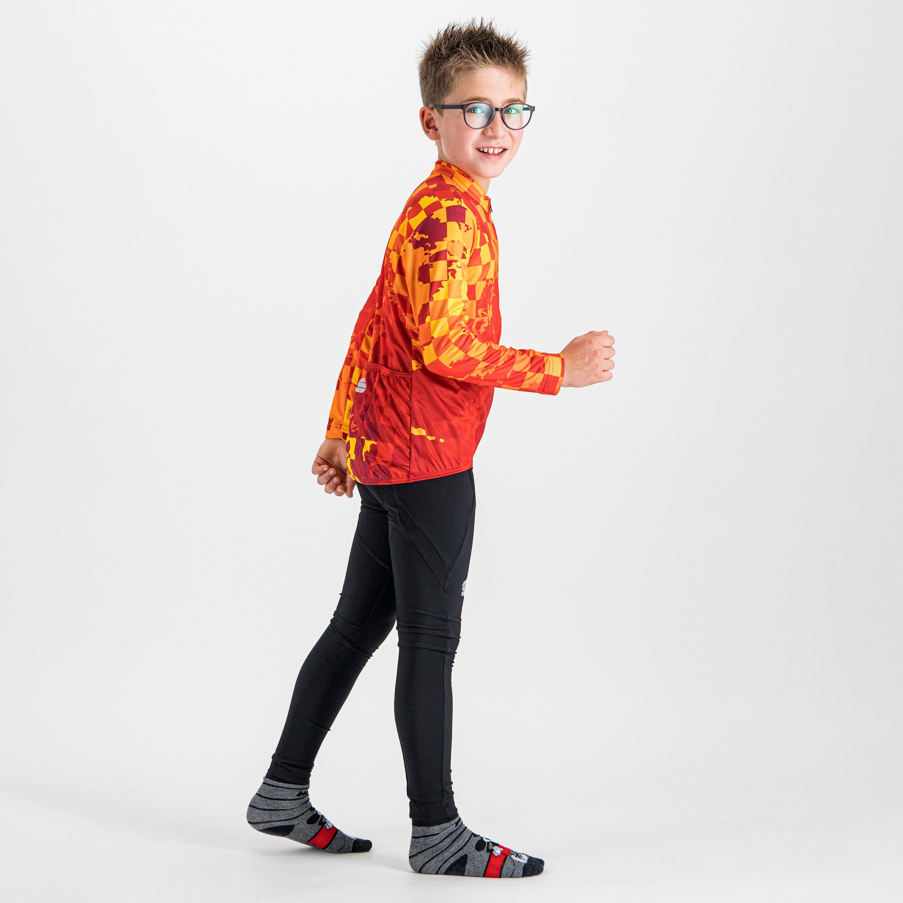 Kid th jersey - chili red - sportful