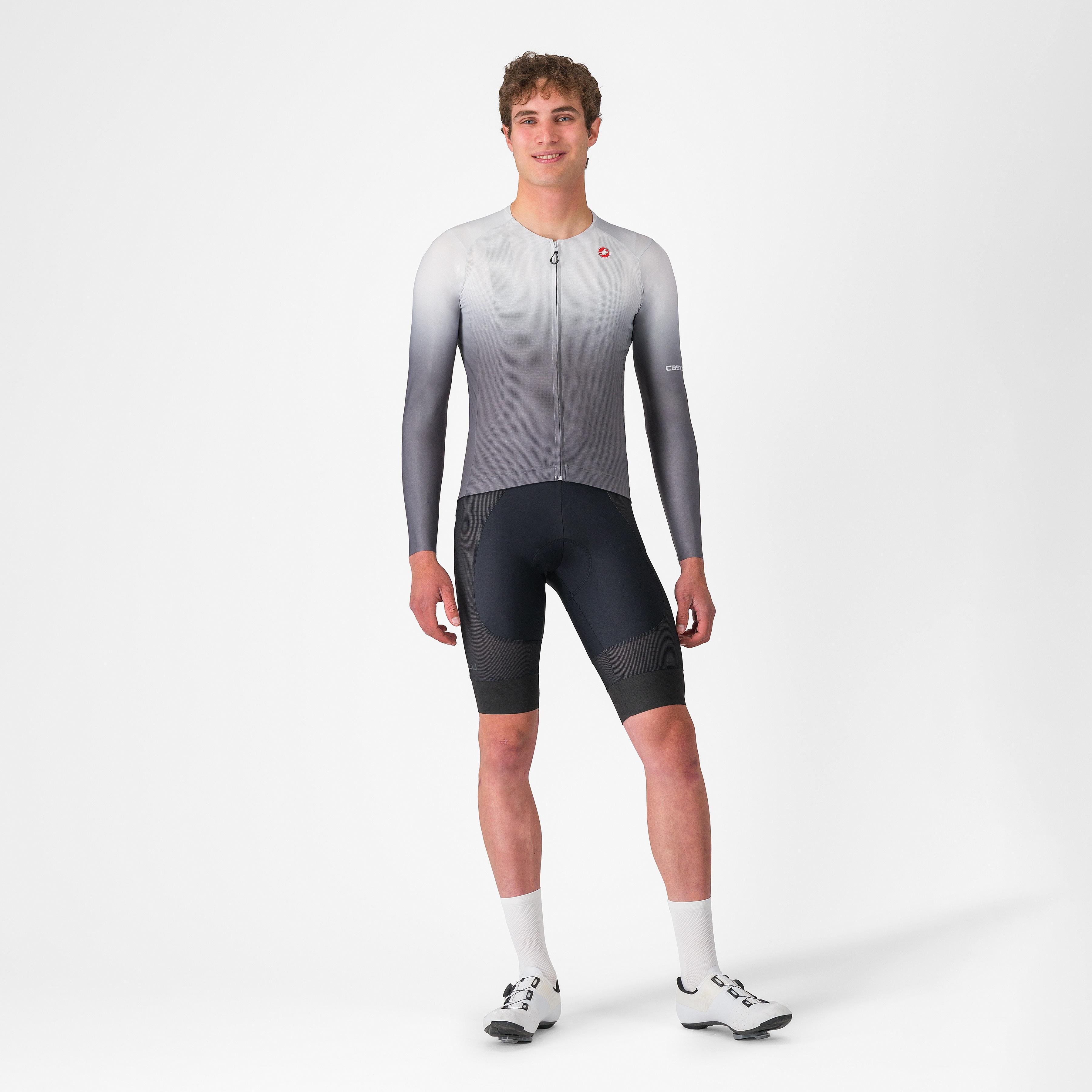 Upf long sleeve jersey - silver gray - castelli