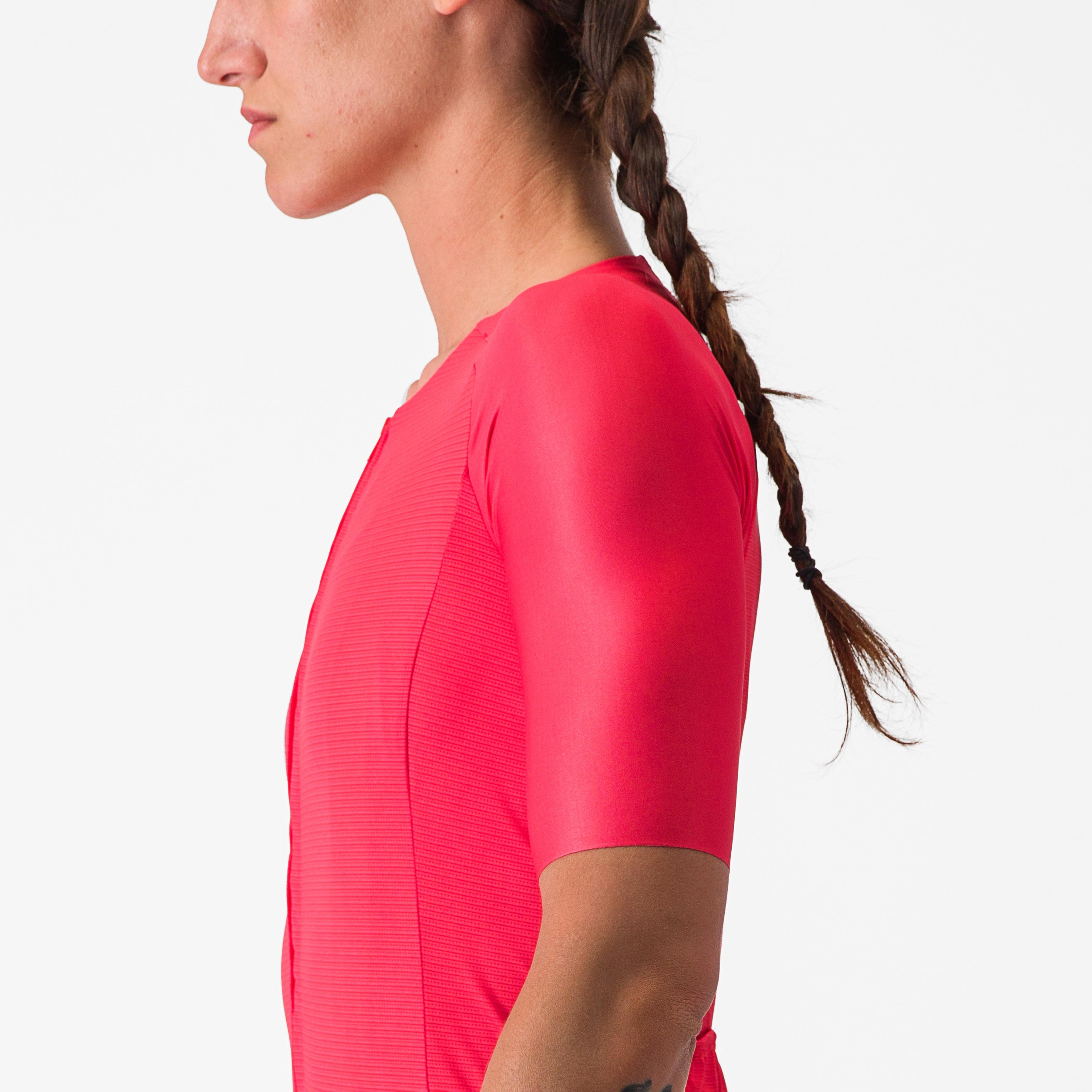 Aero pro 7.0 w jersey - hibiscus - castelli