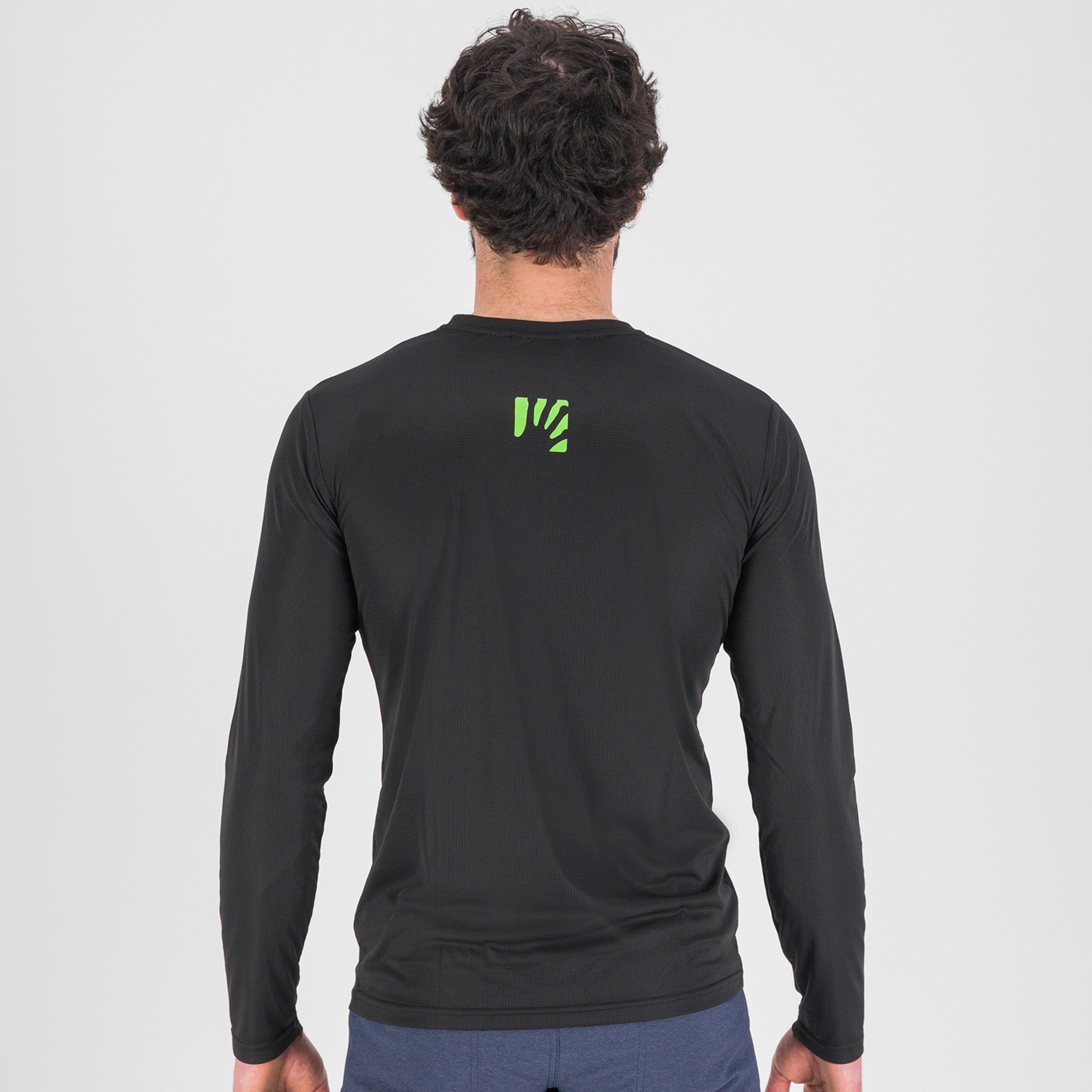 Loma jersey ls - black/jasmine green - karpos