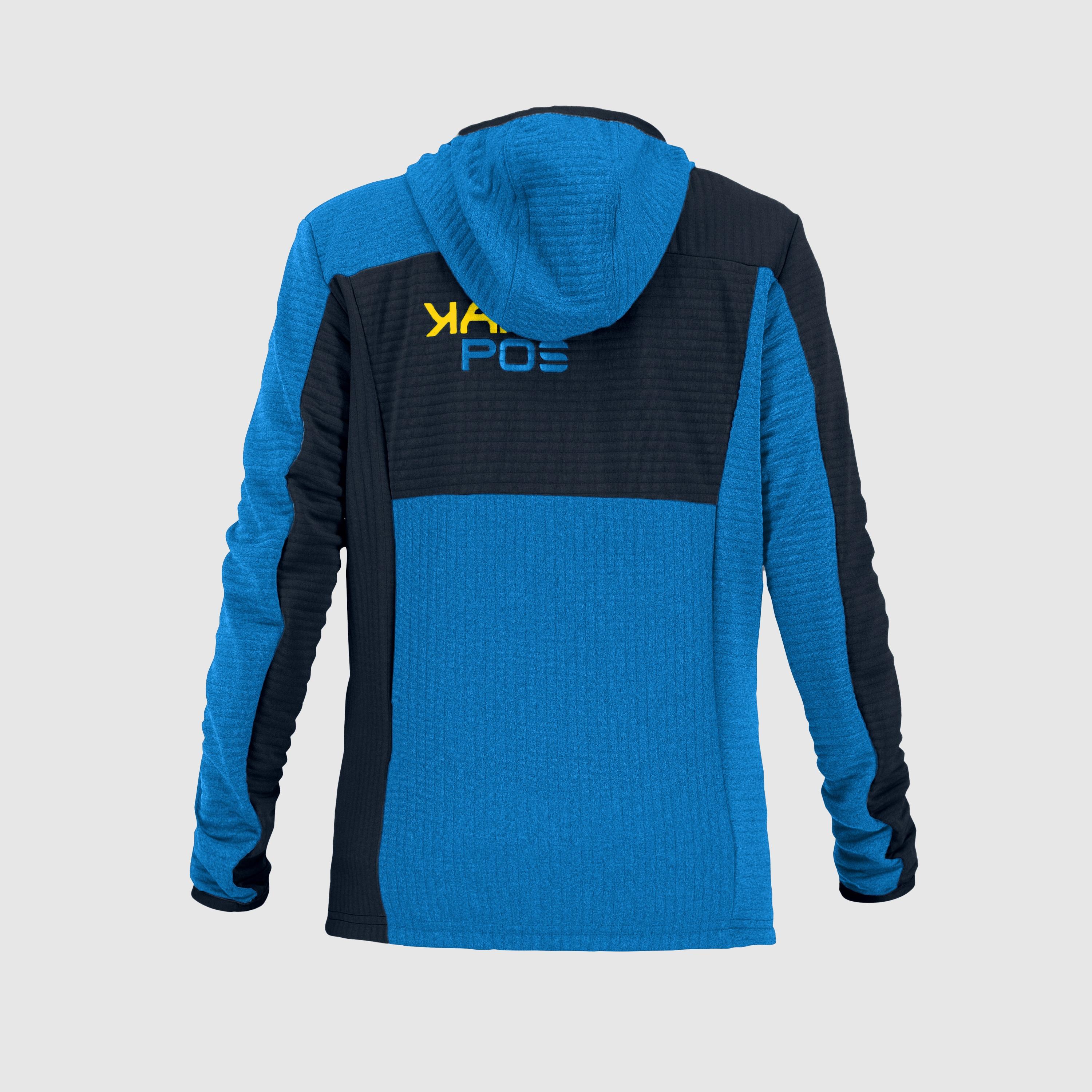 Nuvolau kid full-zip hoodie - outer space/indigo bunting - karpos
