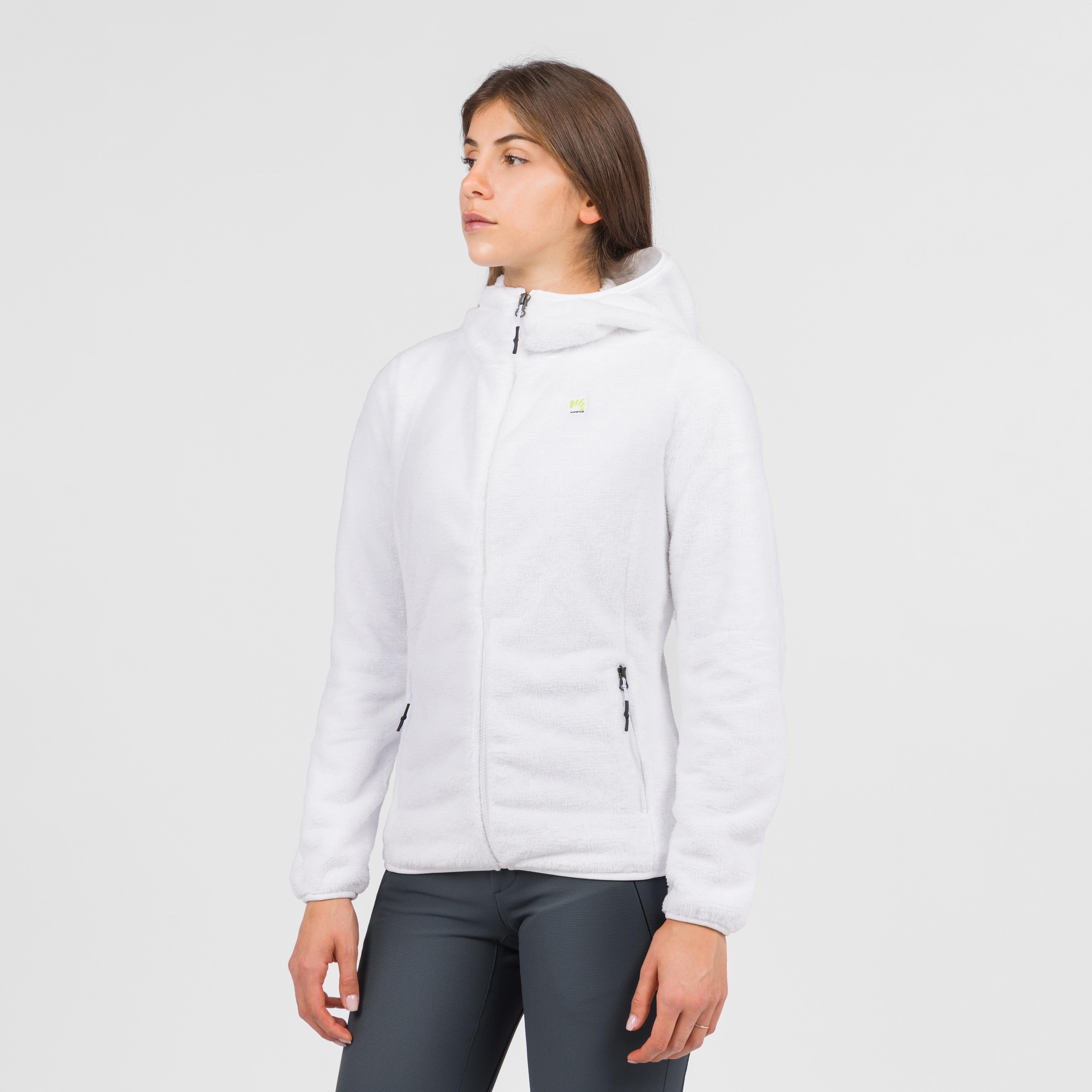 Vertice hoodie w fleece - bright white - karpos