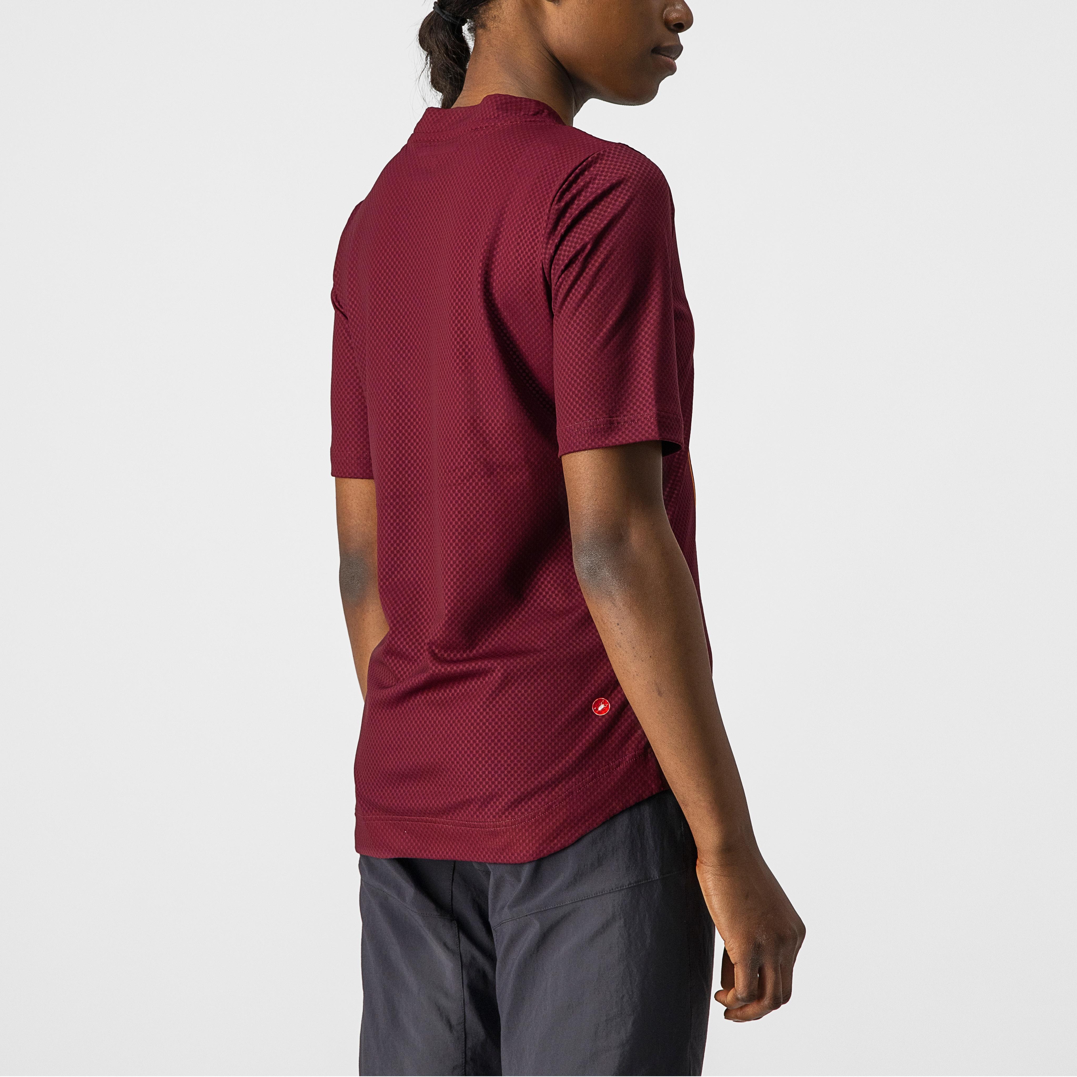 Trail tech w tee - barbaresco red - castelli
