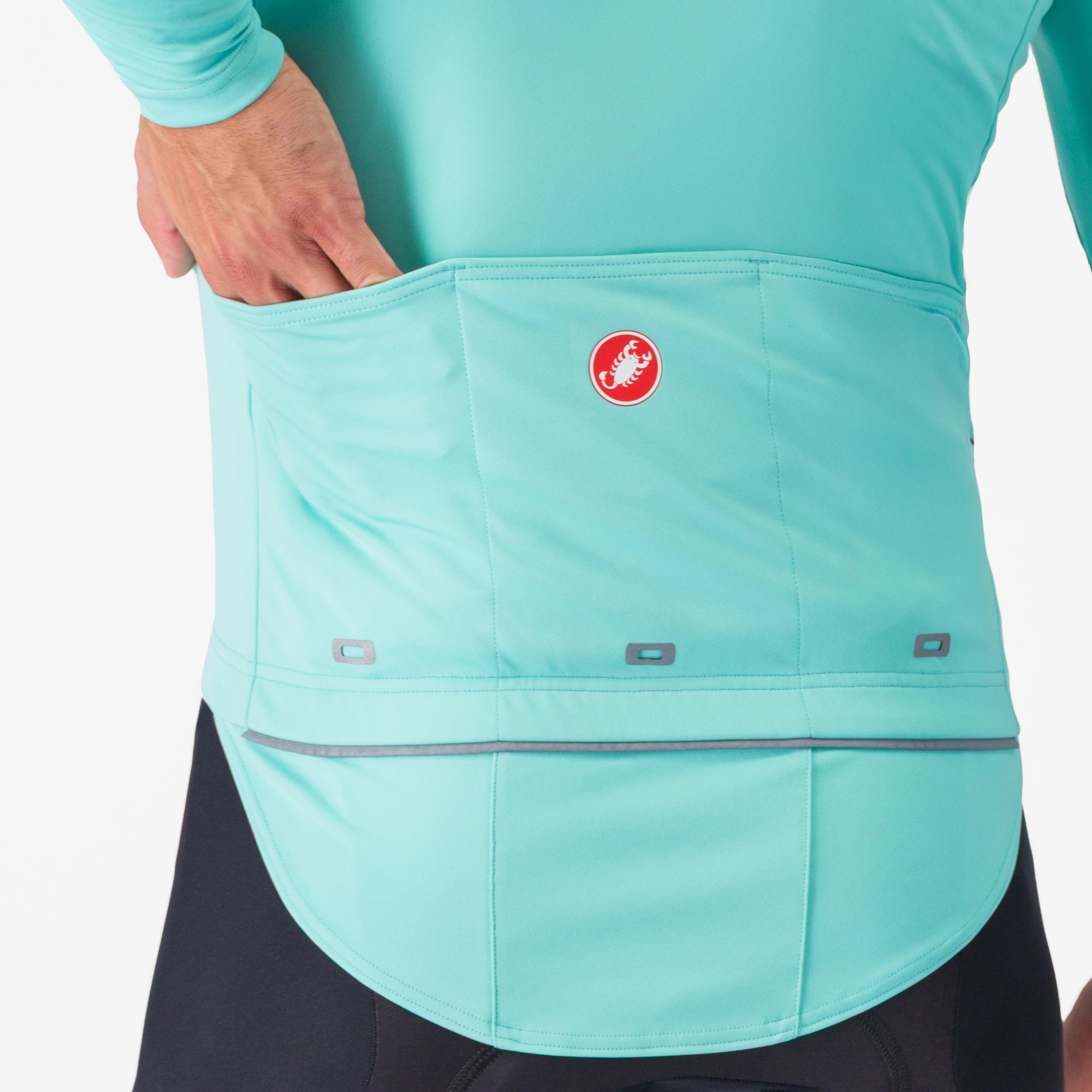 Perfetto ros 3 jacket - pool blue/black reflex - castelli