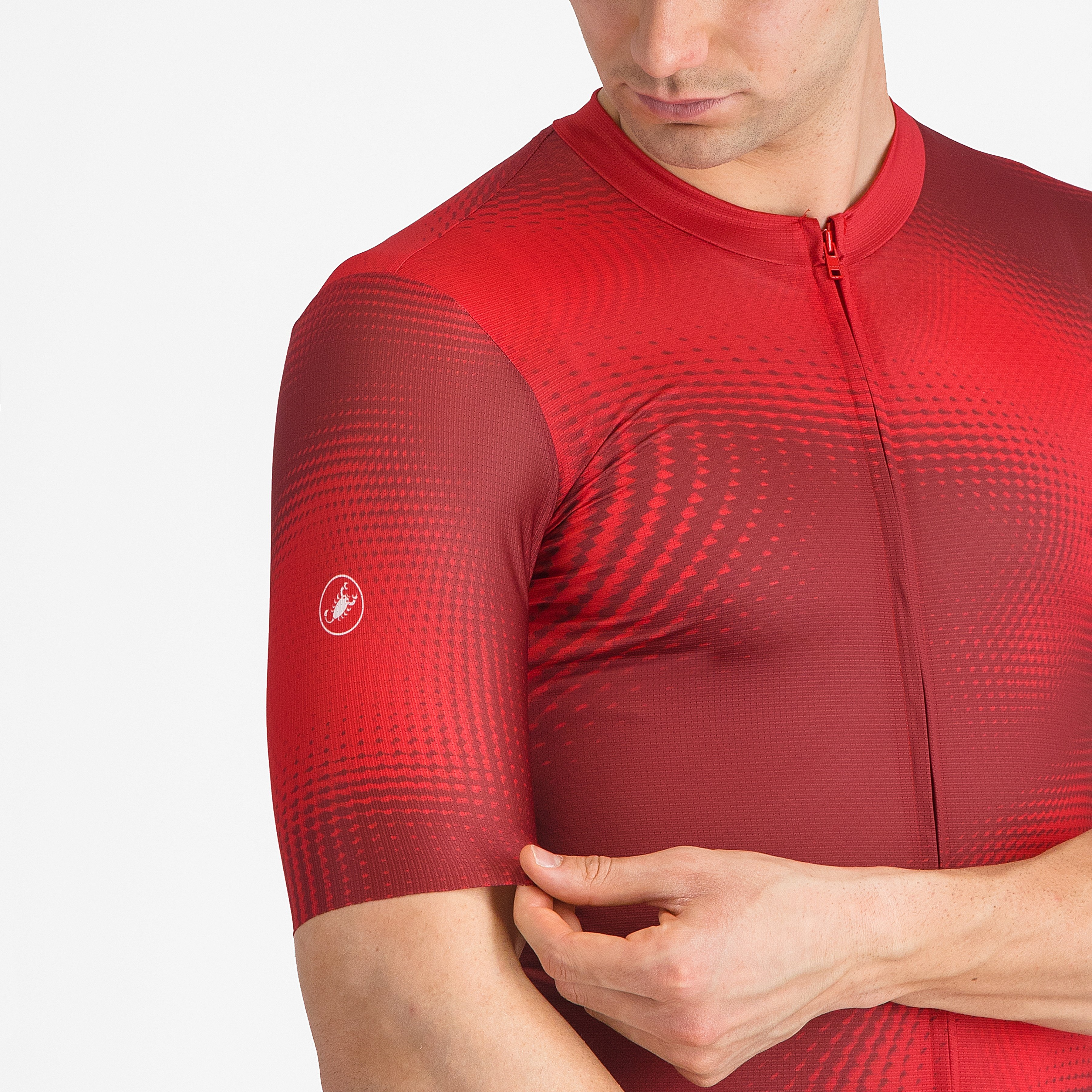Vortice jersey - red/rich red - castelli