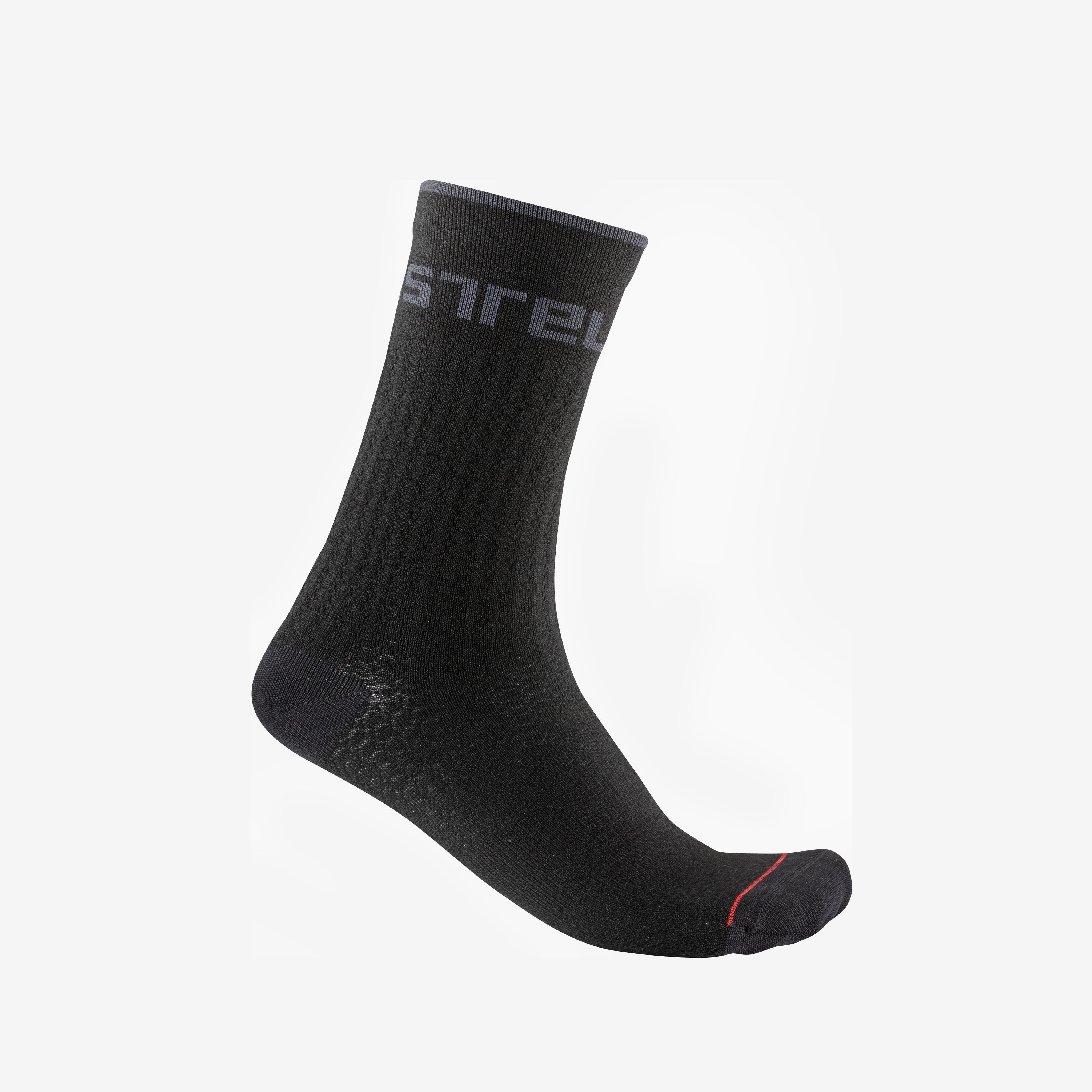 Distanza 20 sock - black - castelli