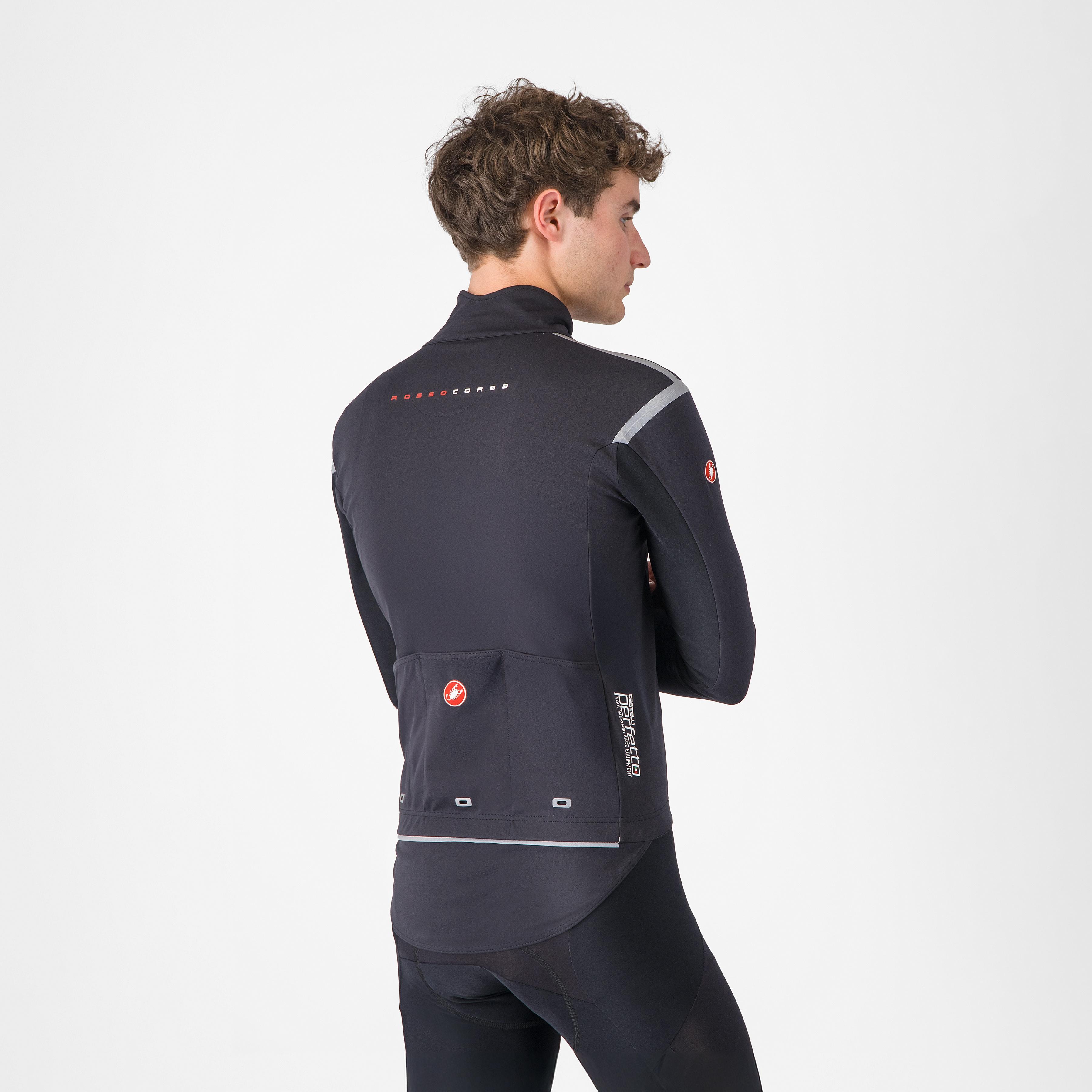 Perfetto ros 3 jacket - light black/silver reflex - castelli