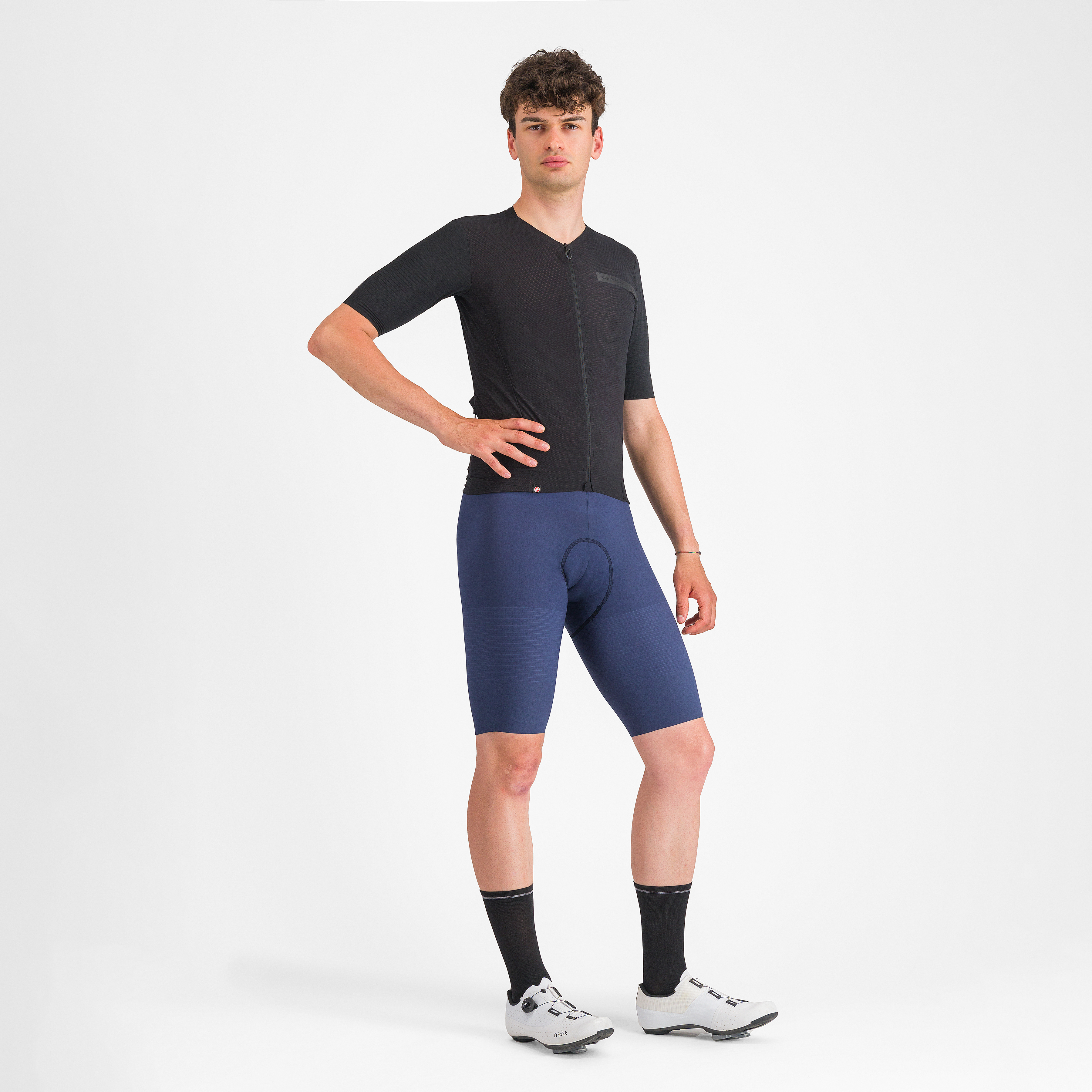 Premio evo bibshort - belgian blue - castelli