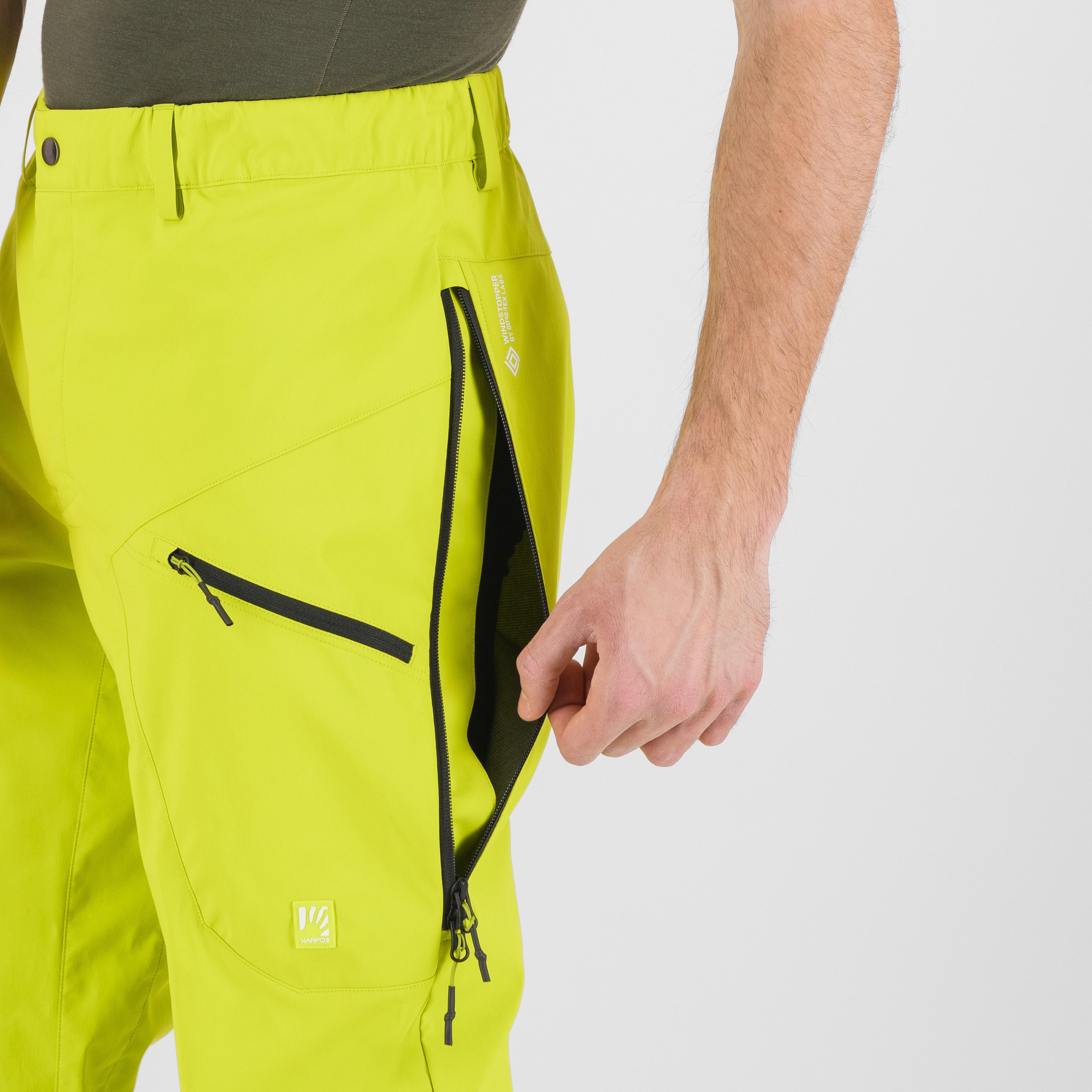 Pizzo bianco pants - acid lime/black - karpos