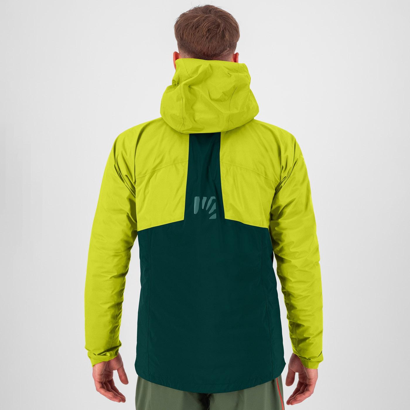 Valsesia shell jacket - forest/kiwi colada - karpos