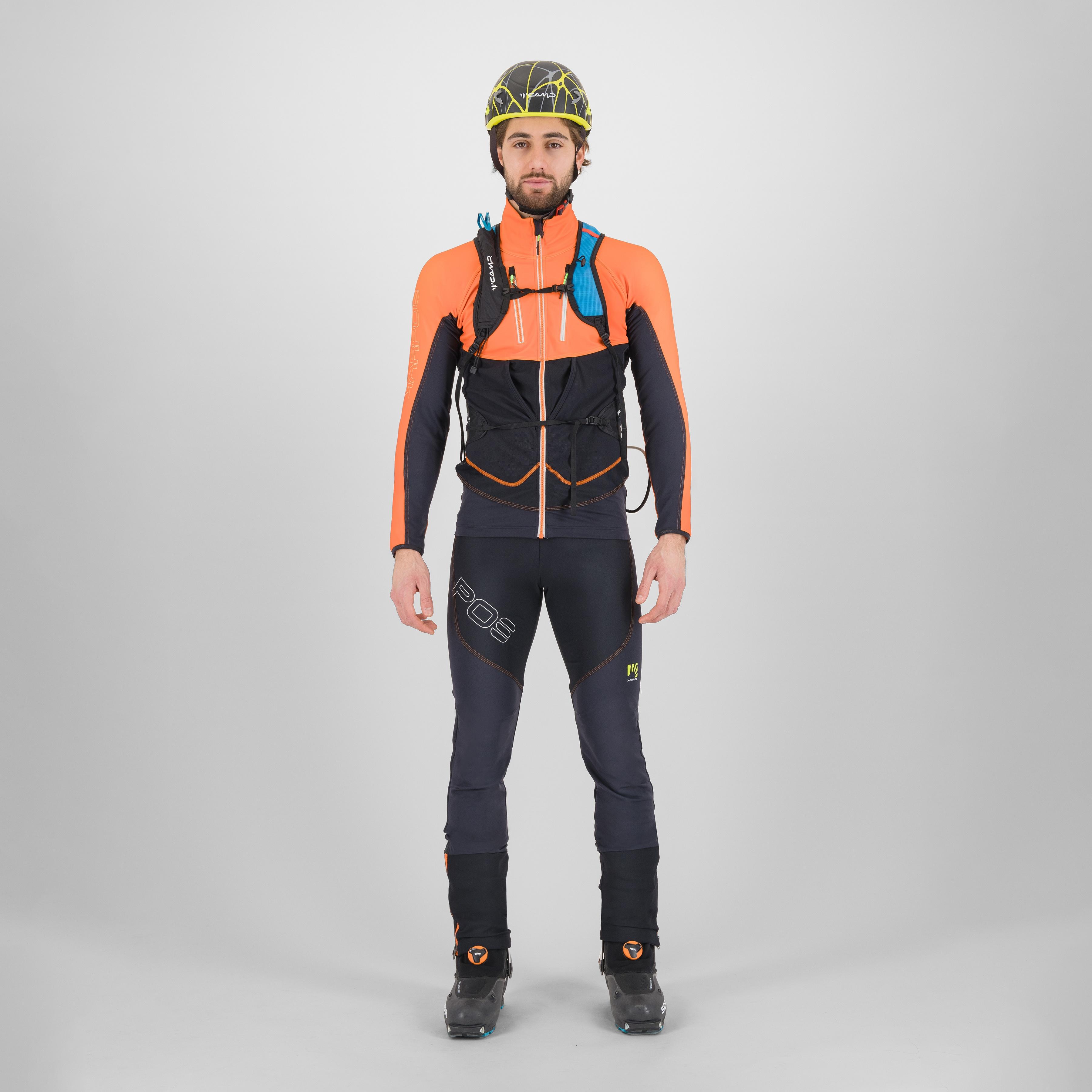 Alagna lite jacket - black/vibr.orange - karpos
