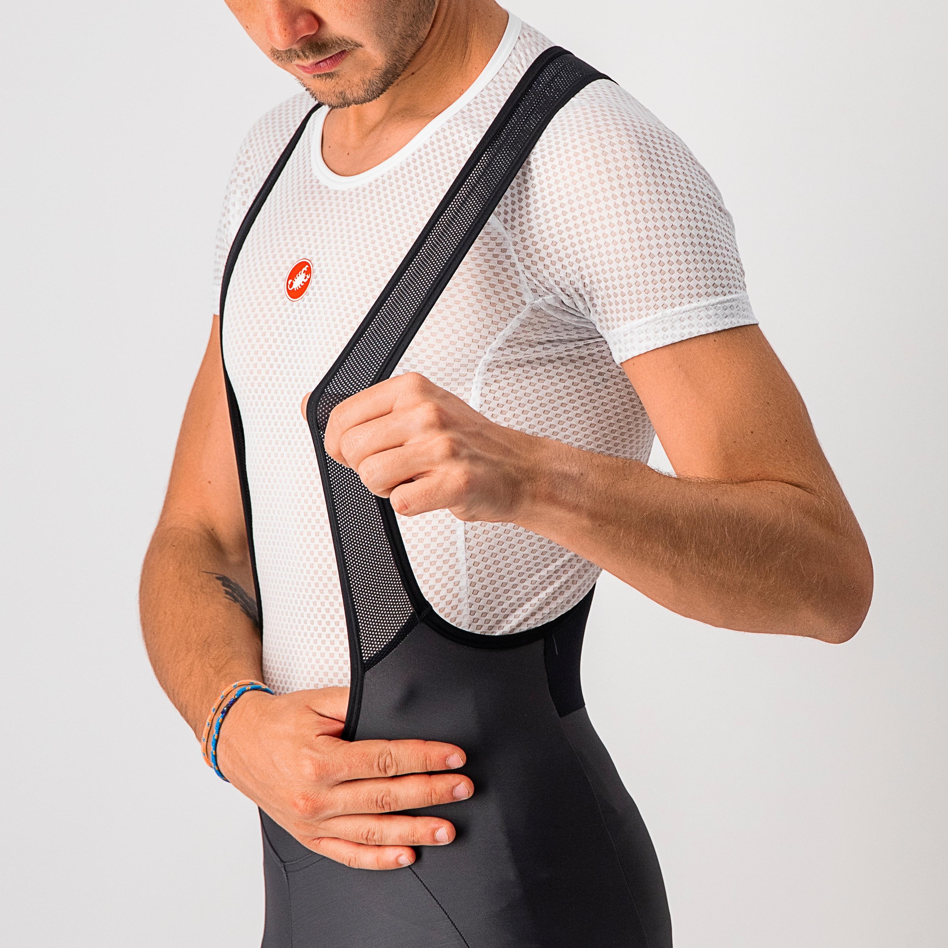 Velocissimo 5 bibtight - dark gray/silver reflex - castelli