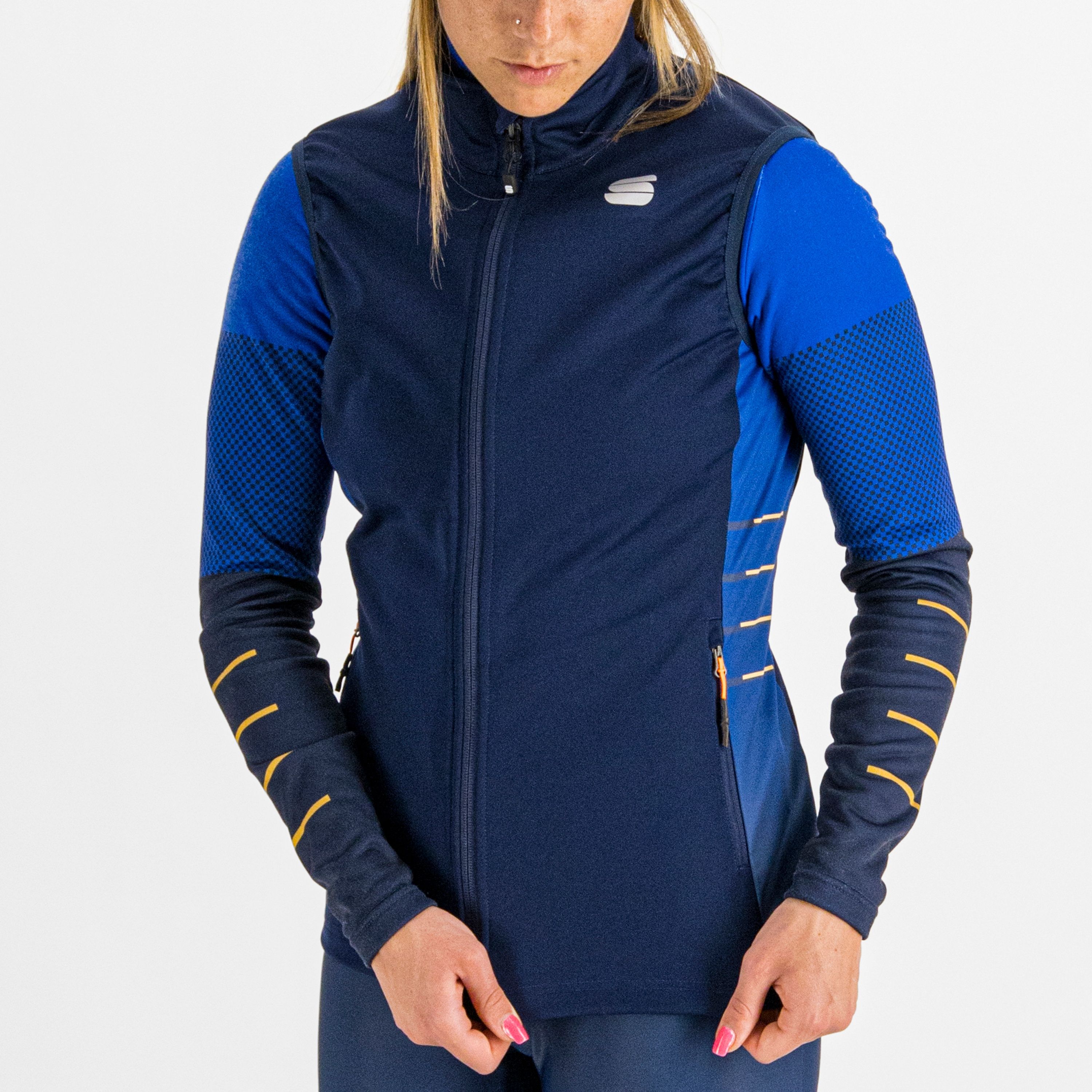 Squadra w vest - italy blu blue ceramic - sportful