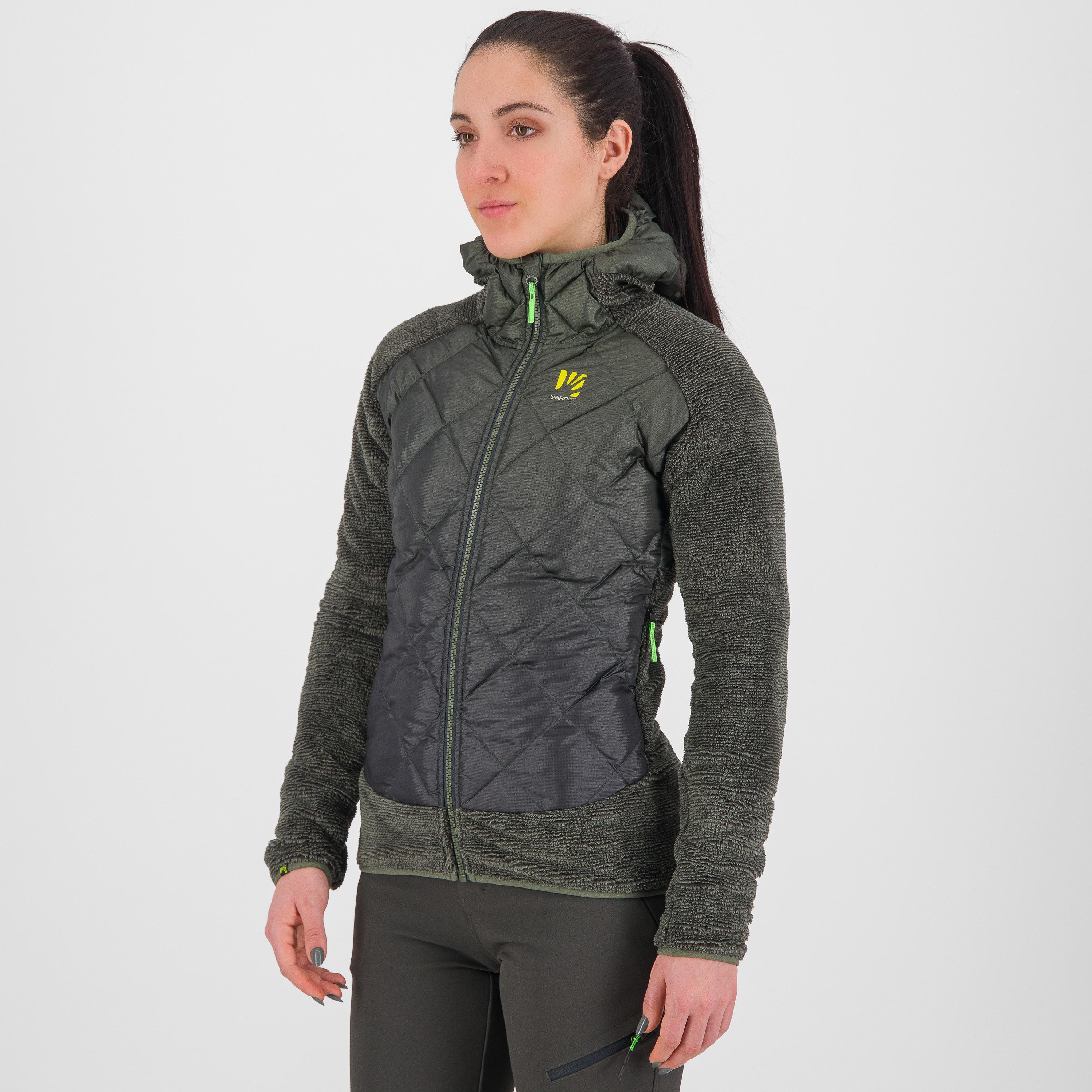 Smart w marmarole jacket - black sand/thyme - karpos