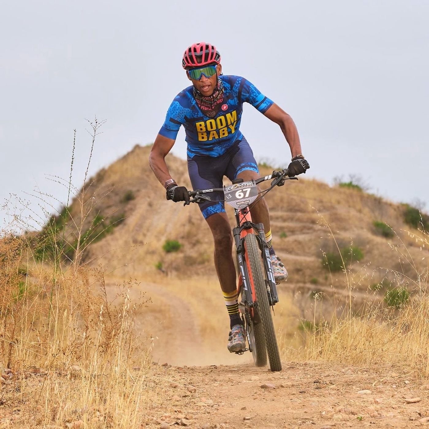 Boombaby 2 w trail jersey - blue/gold - castelli