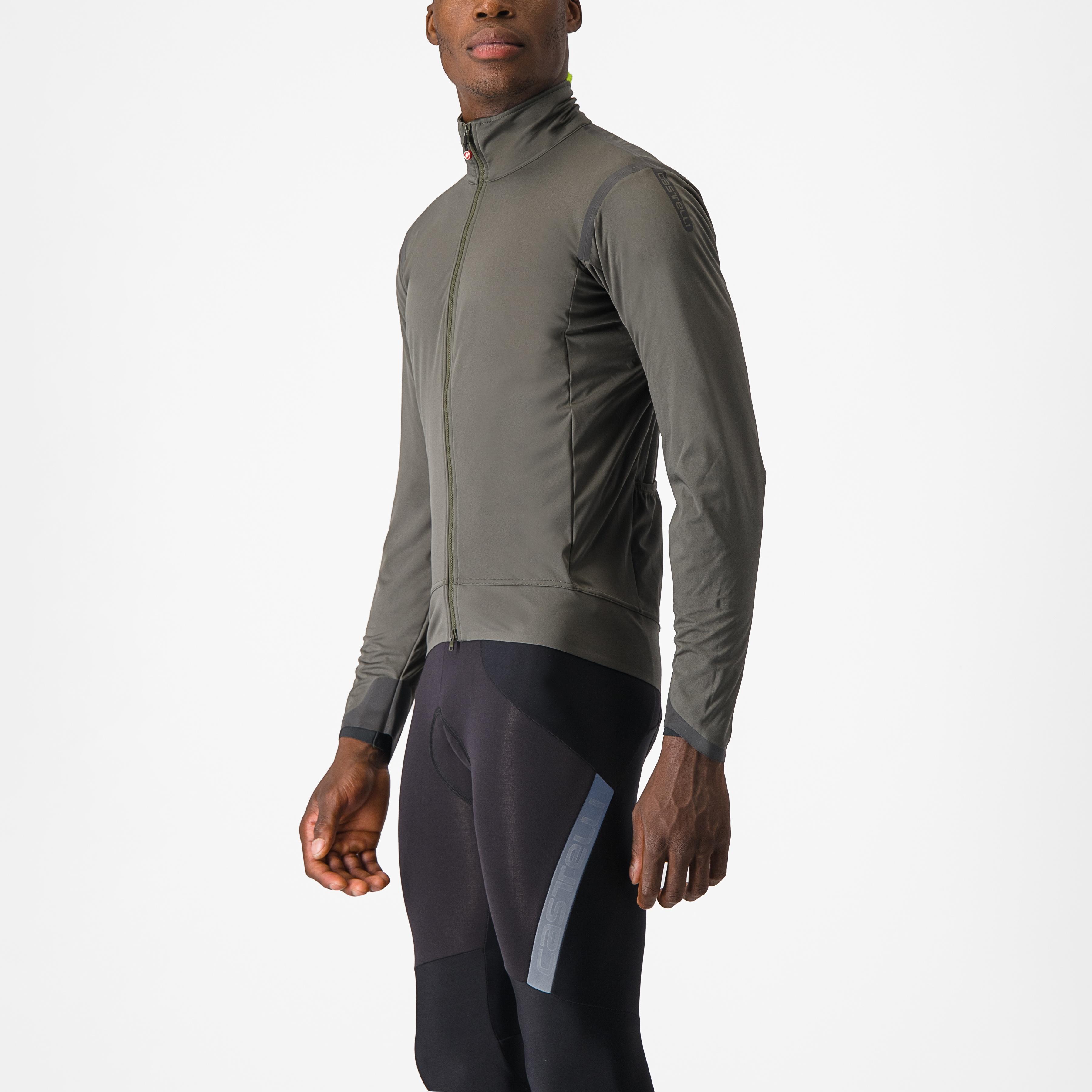 Alpha ultimate insulated jacket - military green/black-electric - castelli