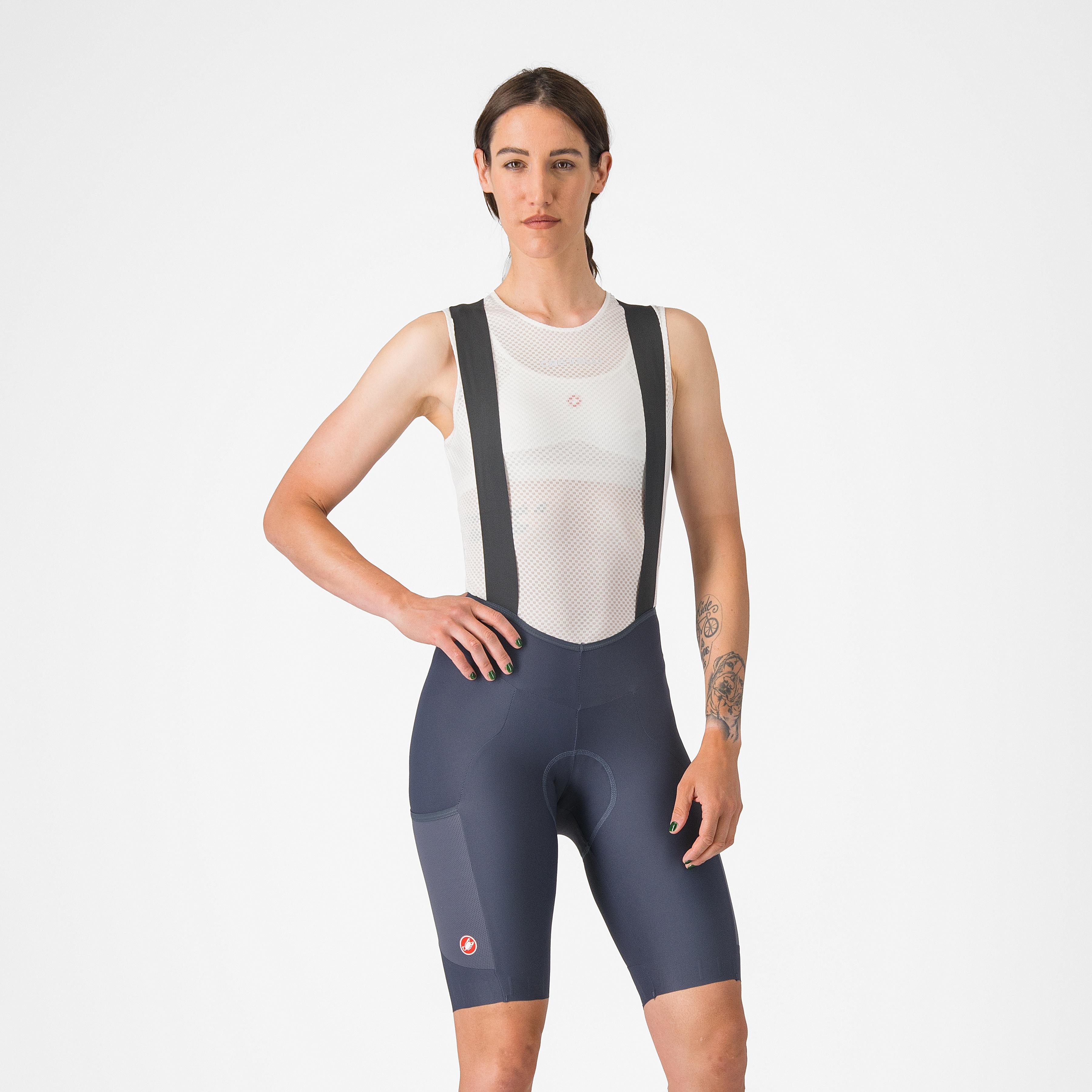 Unlimited endurance w dt bibshort - twilight blue - castelli