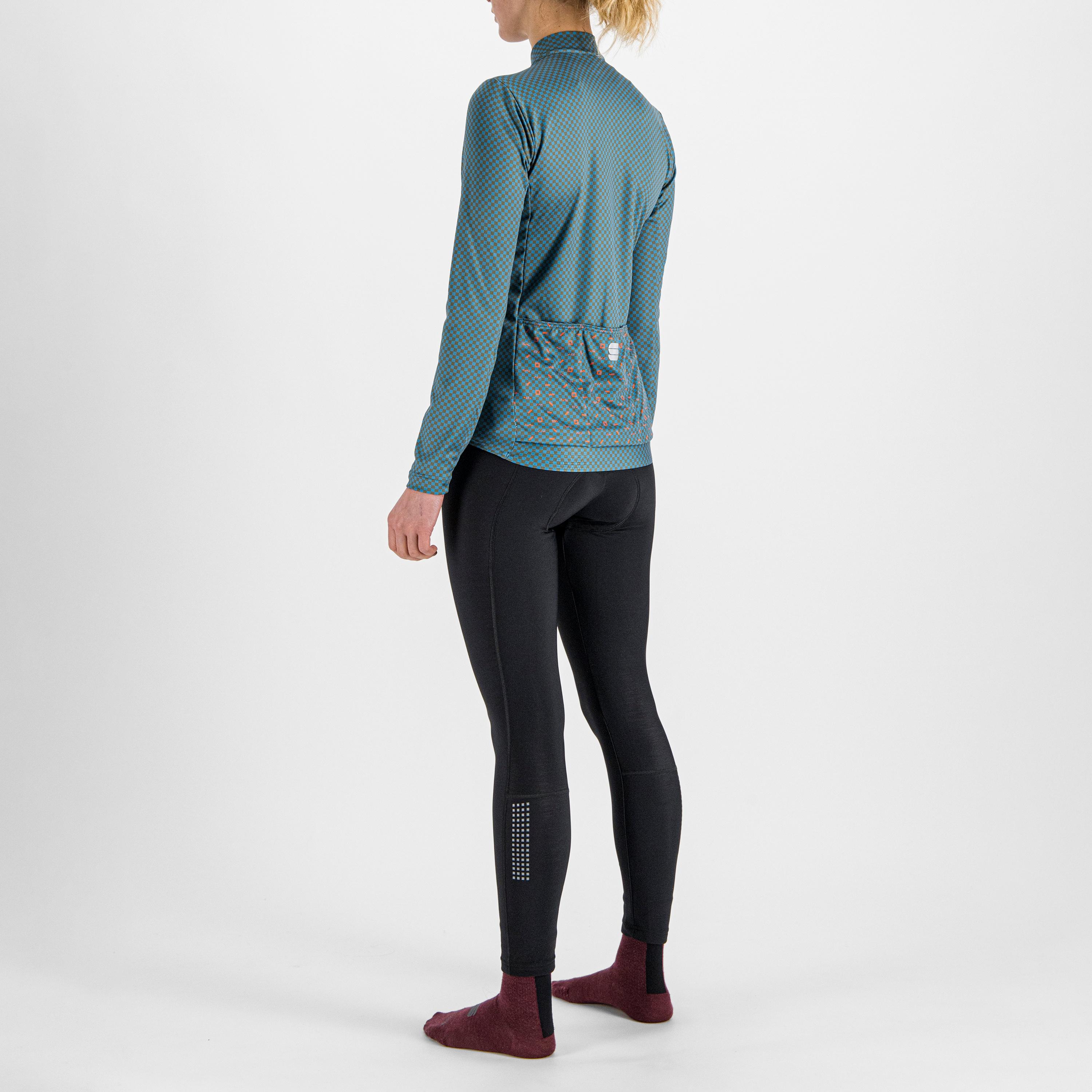 Checkmate w thermal jersey - berry blue beetle pompelmo - sportful