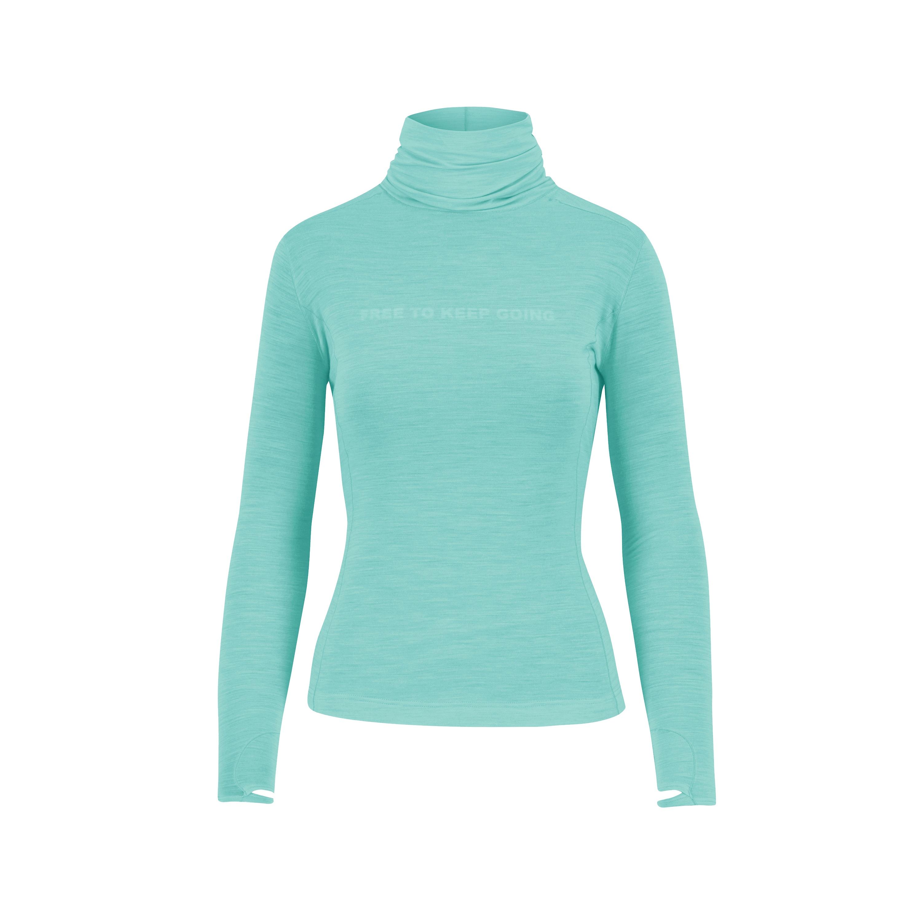 Easyfrizz merino w jersey ls - aqua sky - karpos