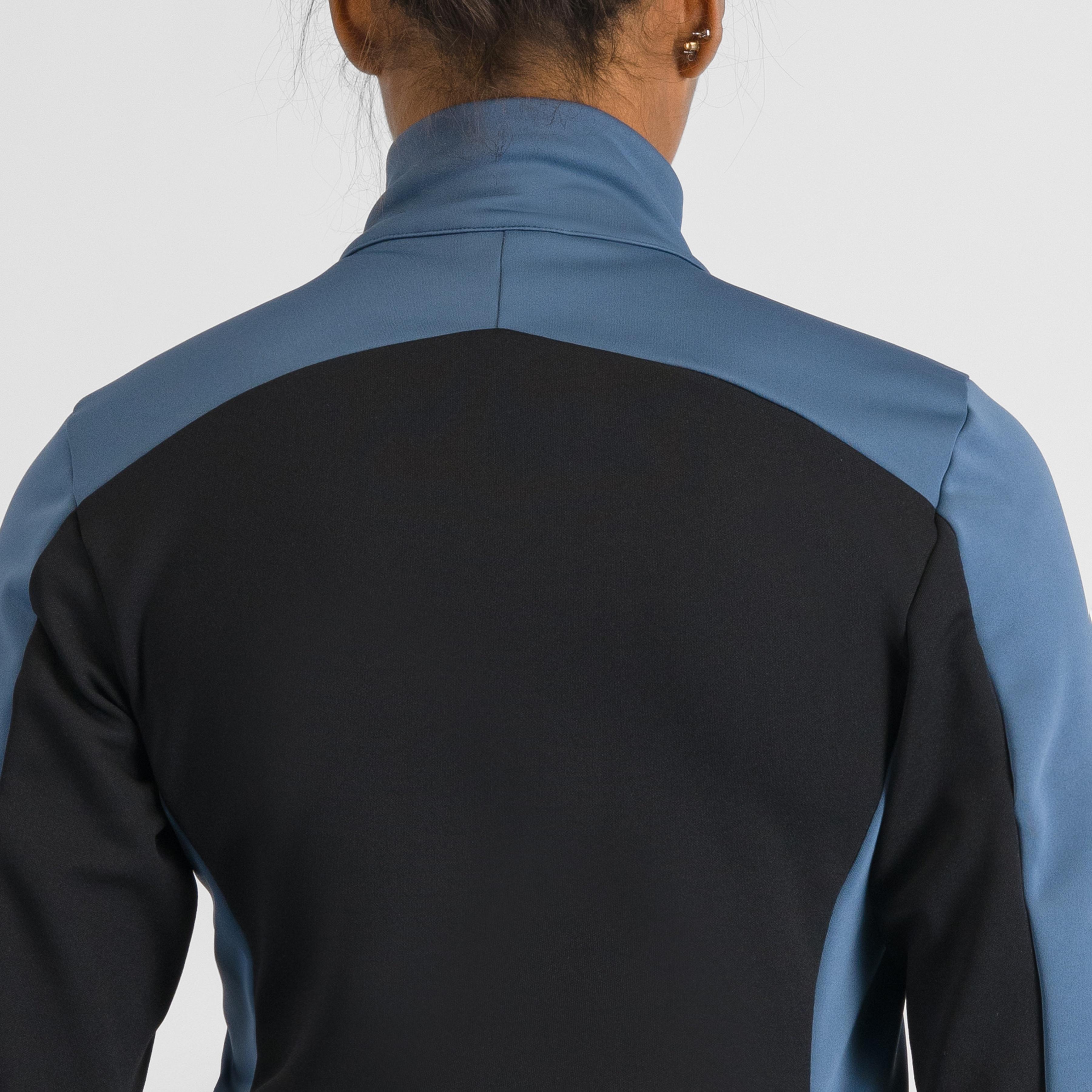 Engadin w jacket - natural gray/galaxy blue - sportful