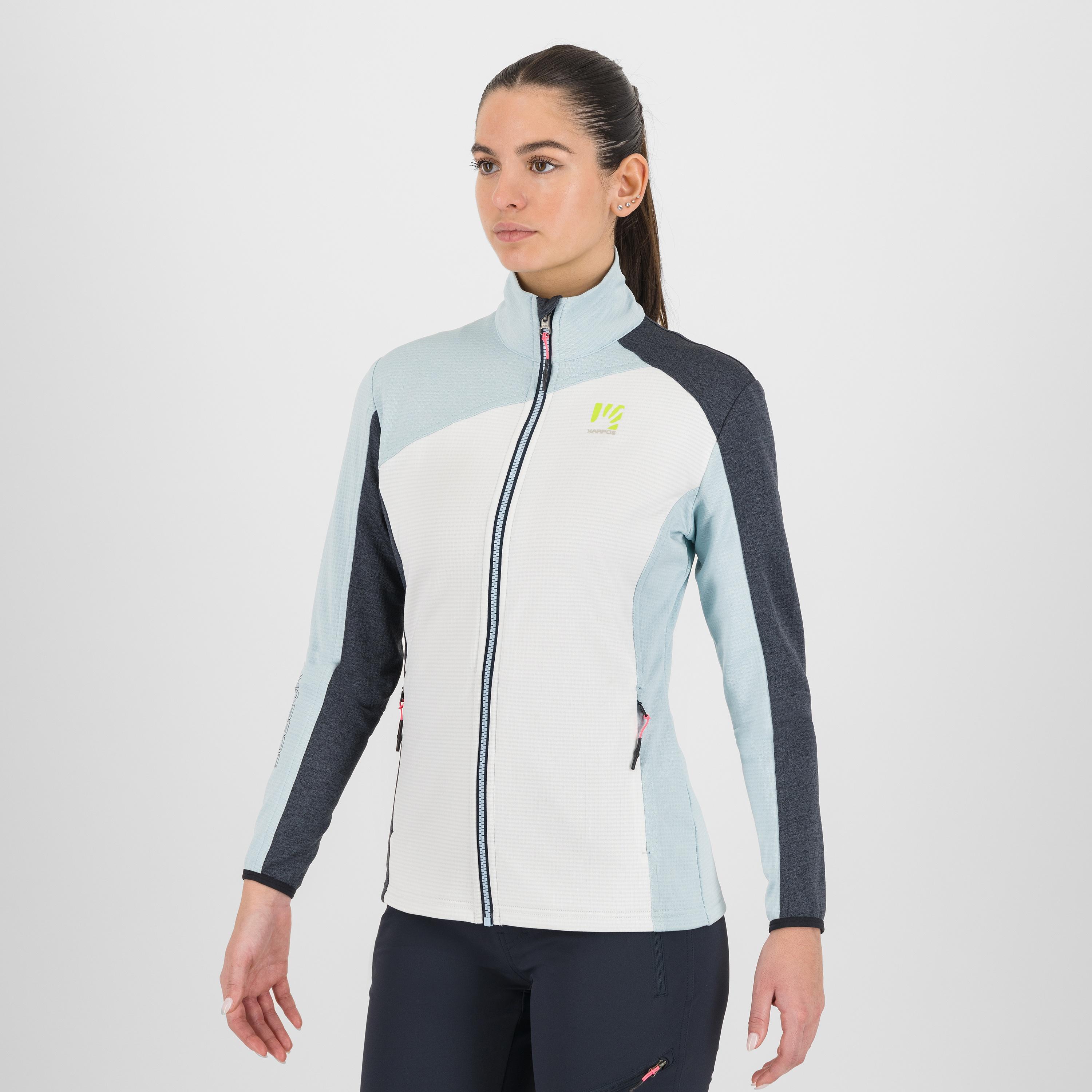 Federa full-zip w fleece - bright w./sterling b/vulcan - karpos