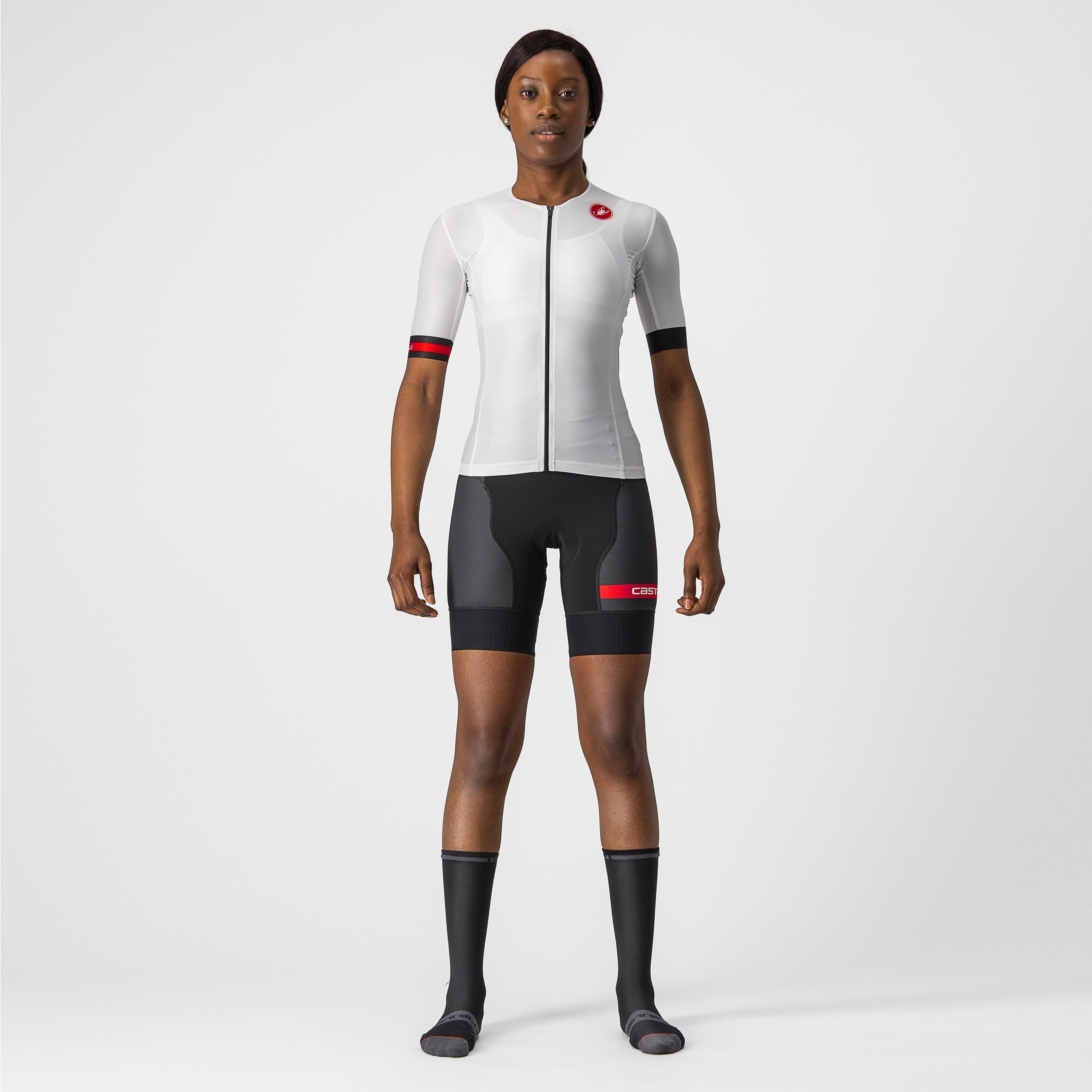 Free speed 2 w race top - white black - castelli