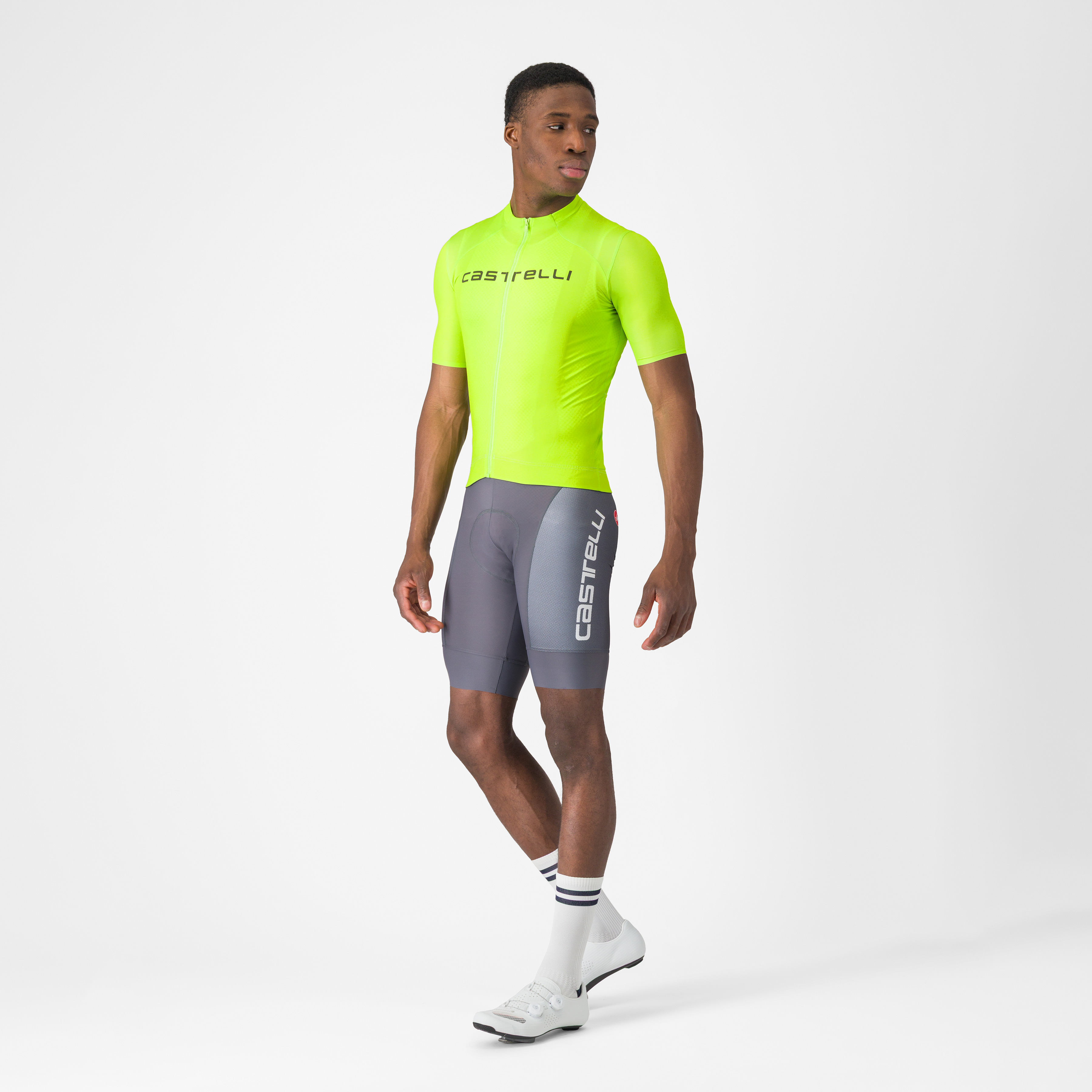 Competizione 2 kit bibshort - smoky gray - castelli