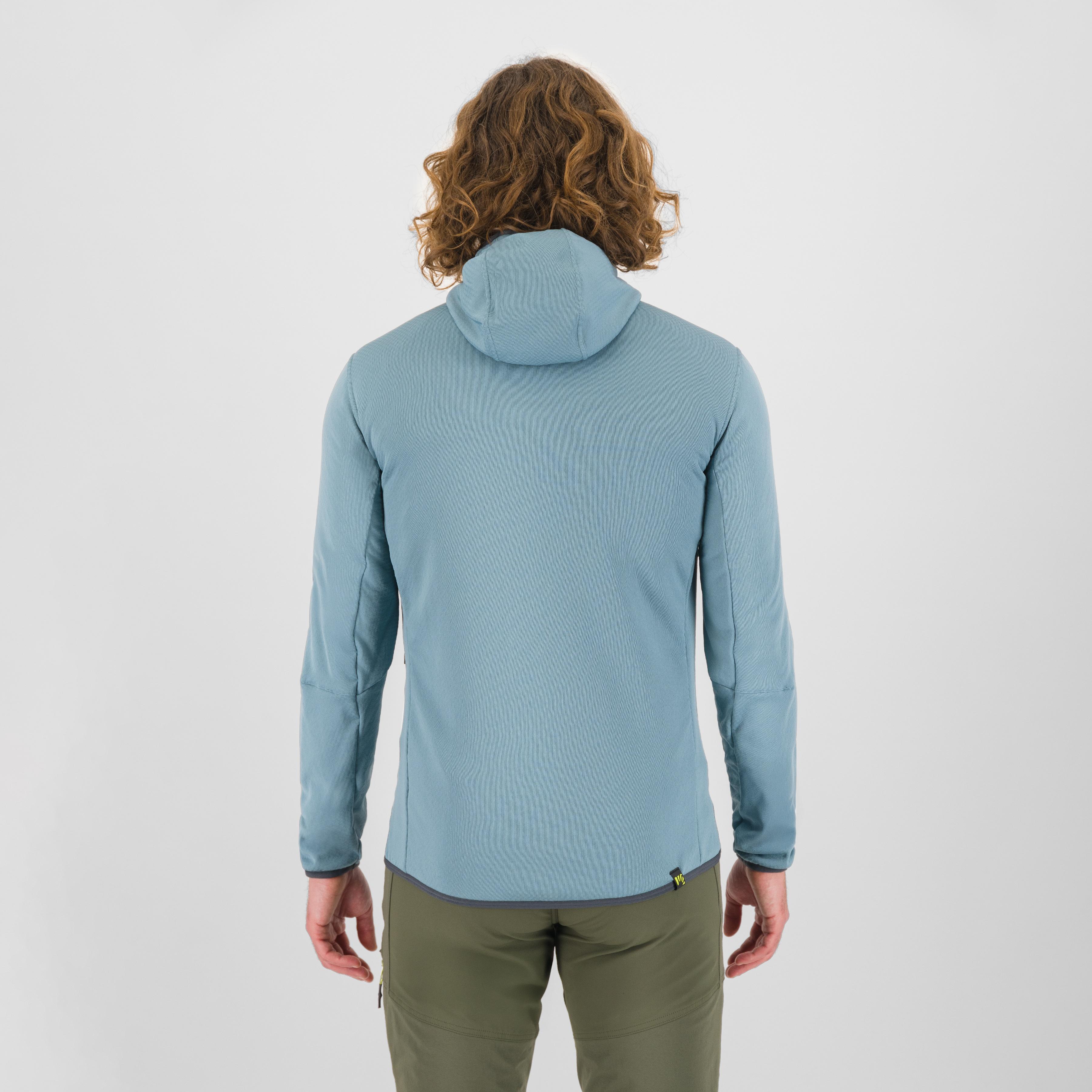 Antermoia hoodie fleece - smoke blue/woodl.gray - karpos