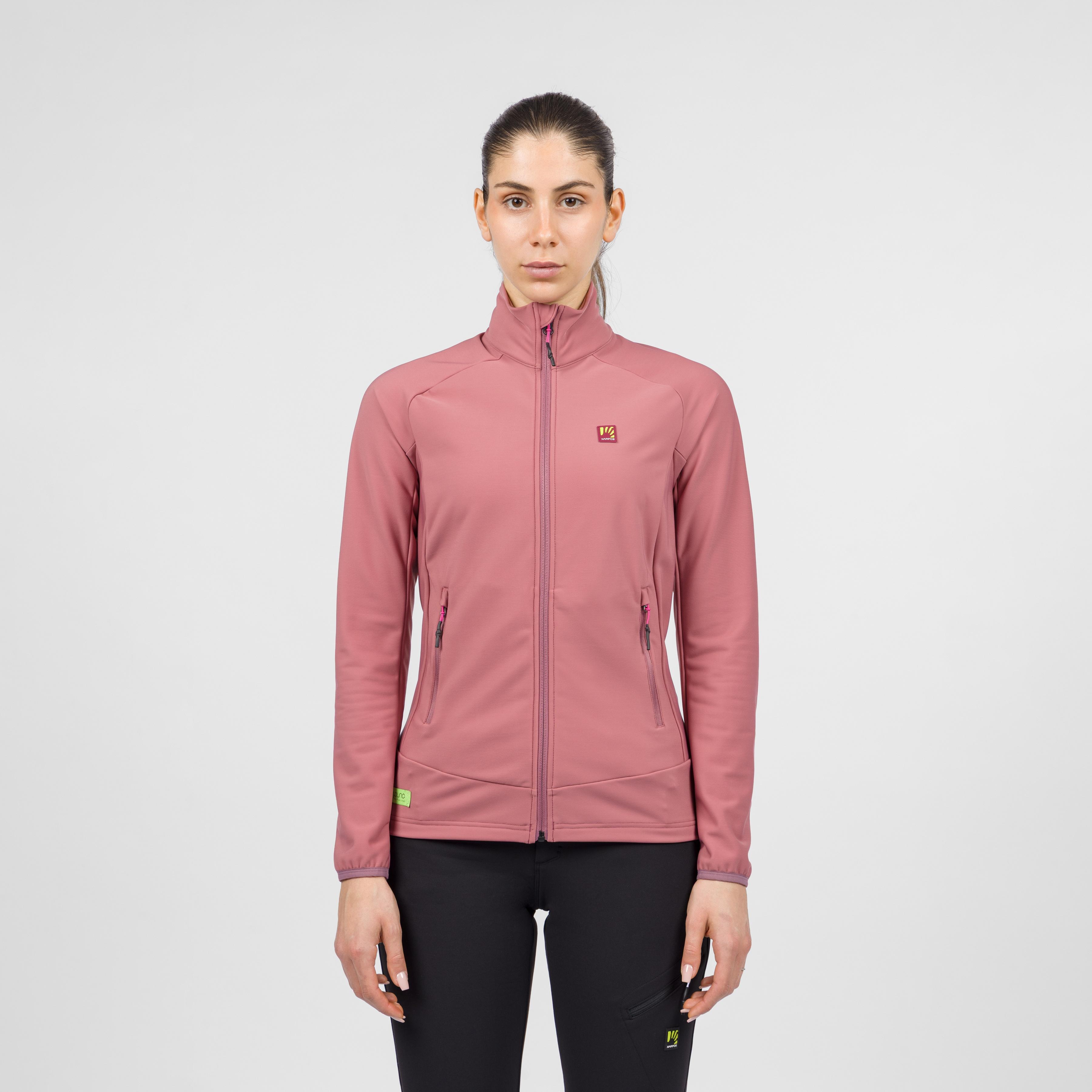 Santino w full zip fleece - deco rose - karpos