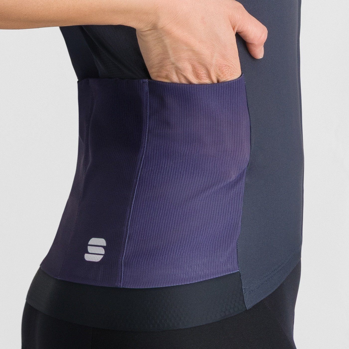 Supergiara logo 2 w jersey - galaxy blue - sportful