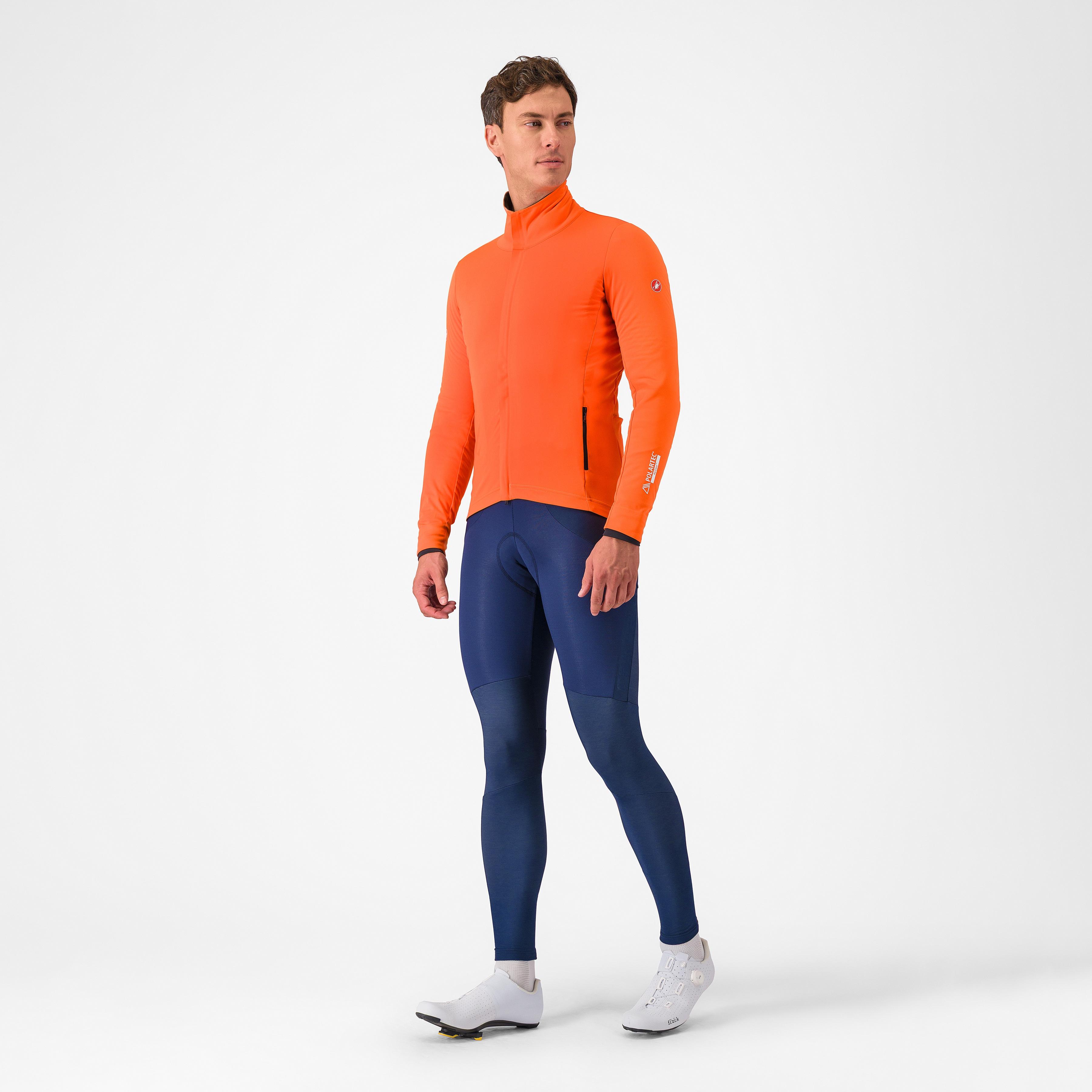 Alpha 150 jacket - brilliant orange/dark gray - castelli