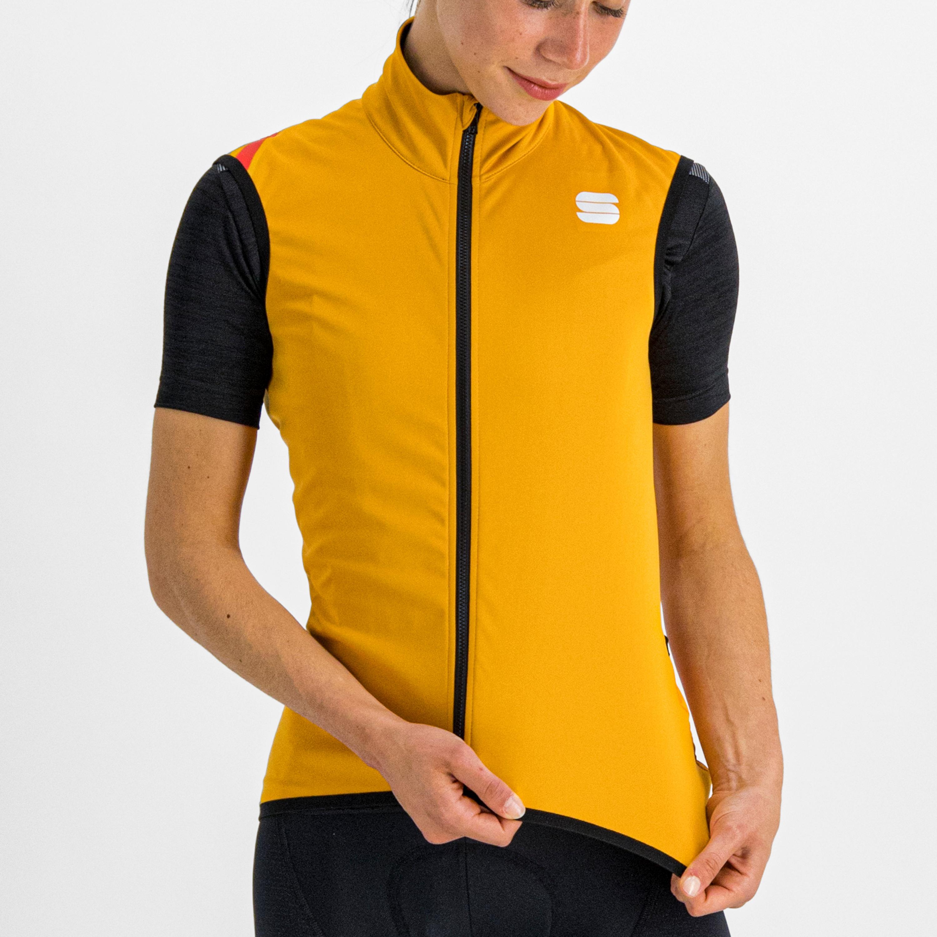 Fiandre light norain w vest - dark gold - sportful