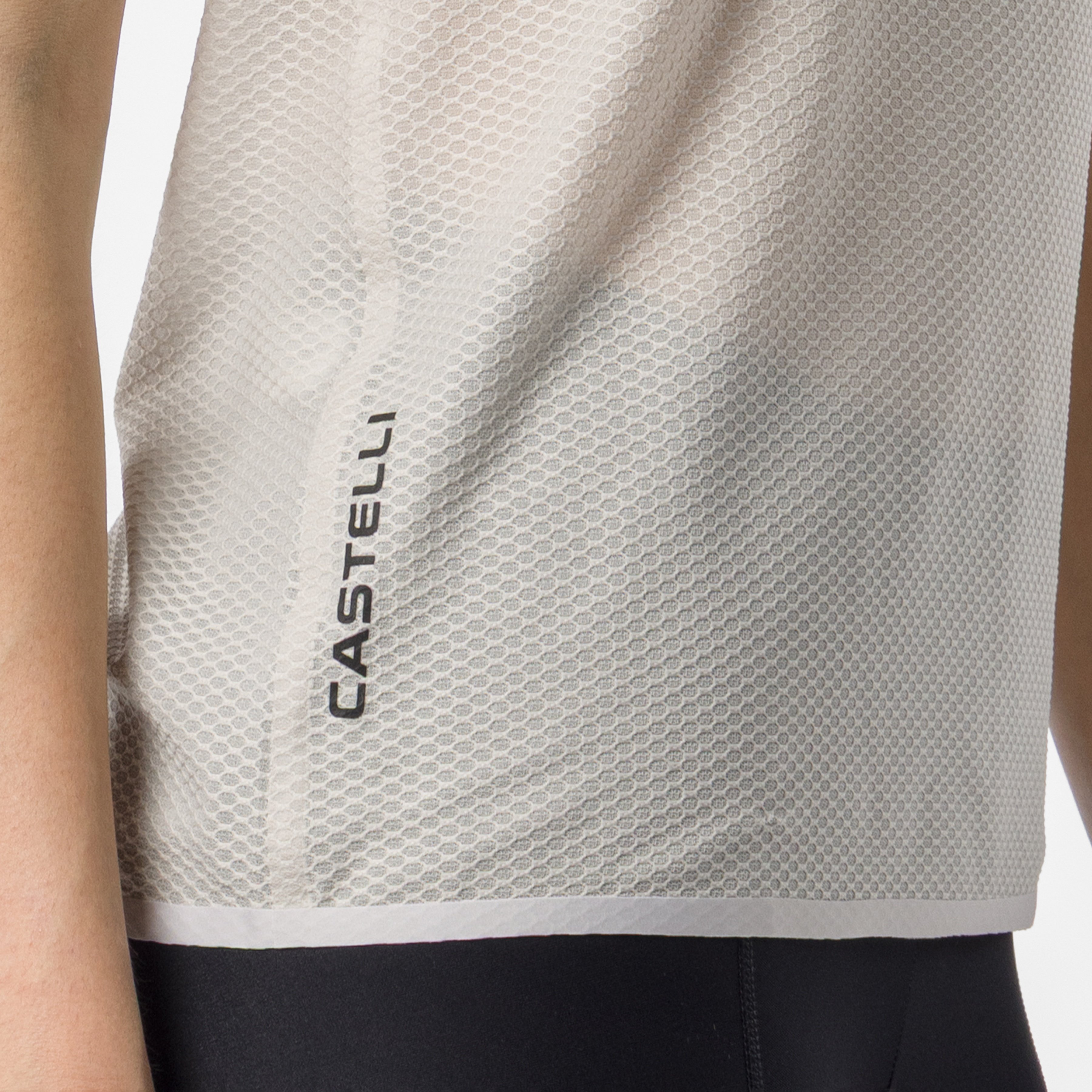 Comfort travel mesh top - silver moon - castelli